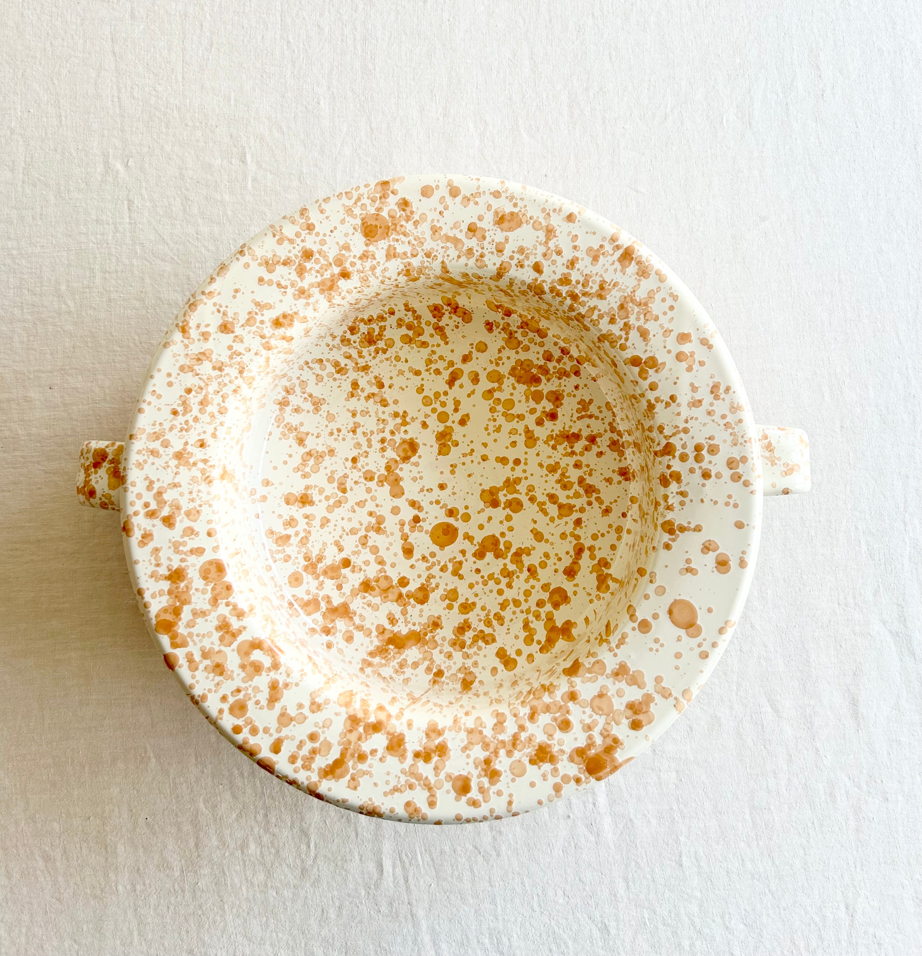 Pompeii Handled Fruit Bowl -Natural