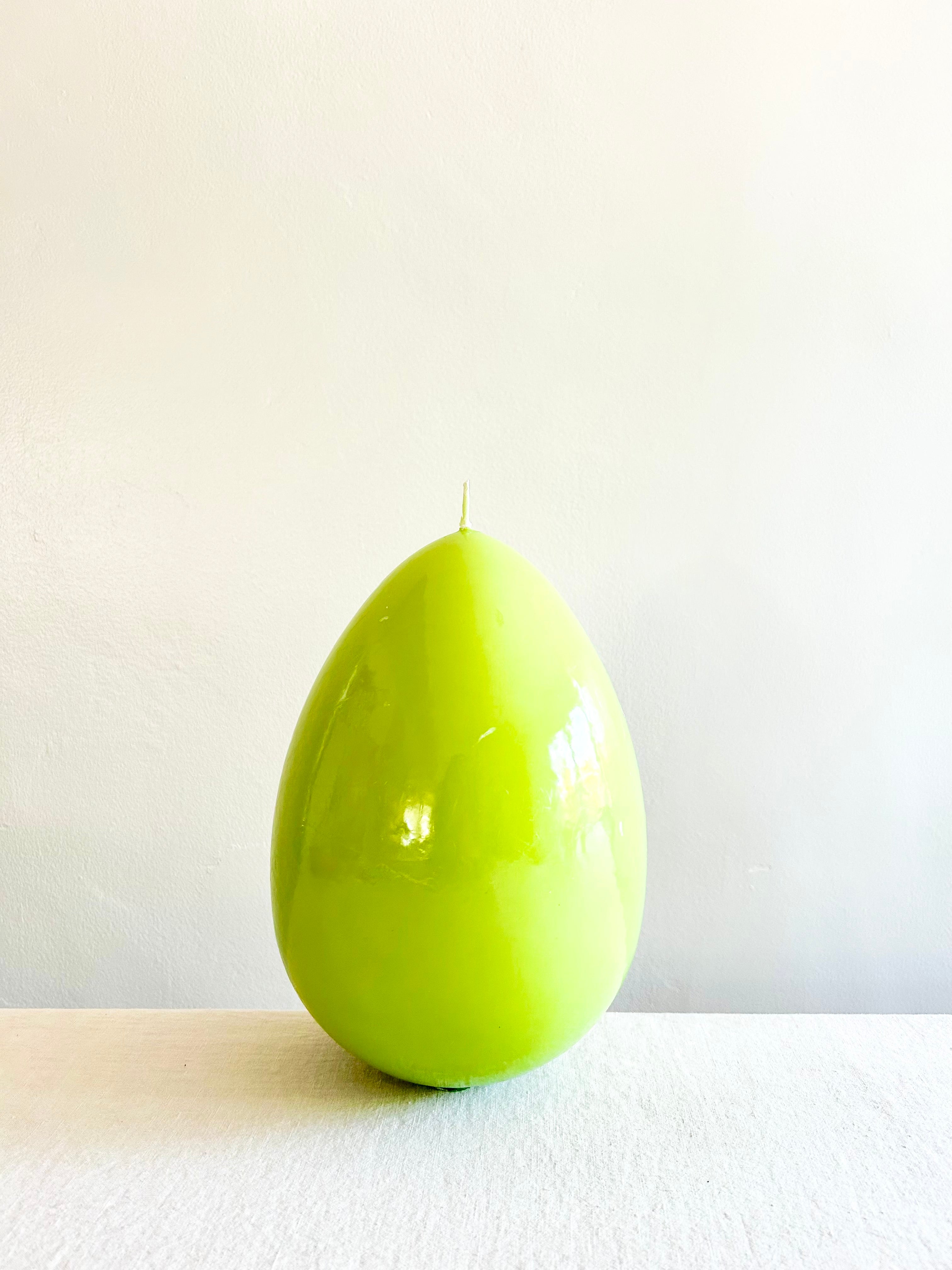 Grande Egg Candle - Lime