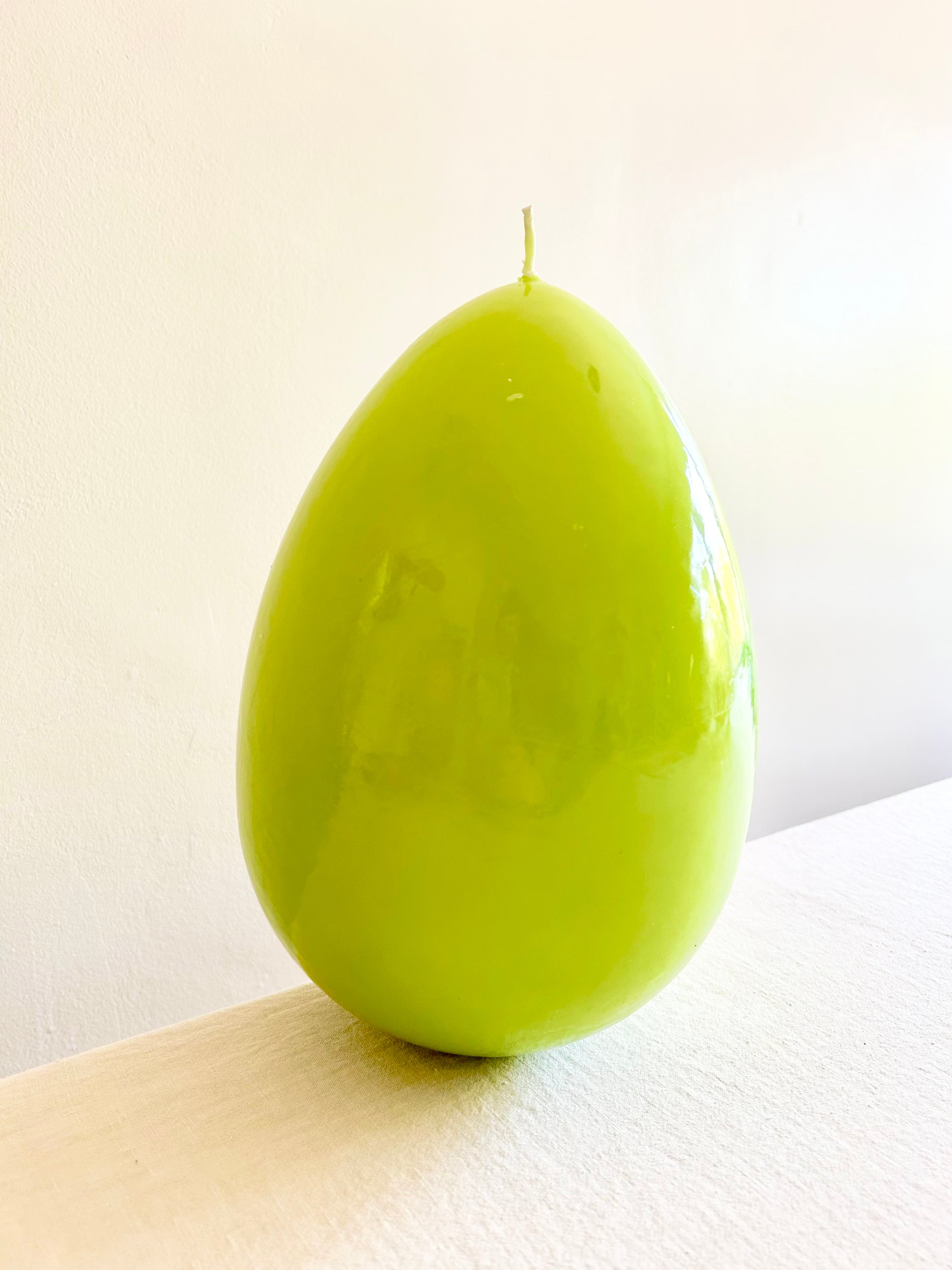 Grande Egg Candle - Lime