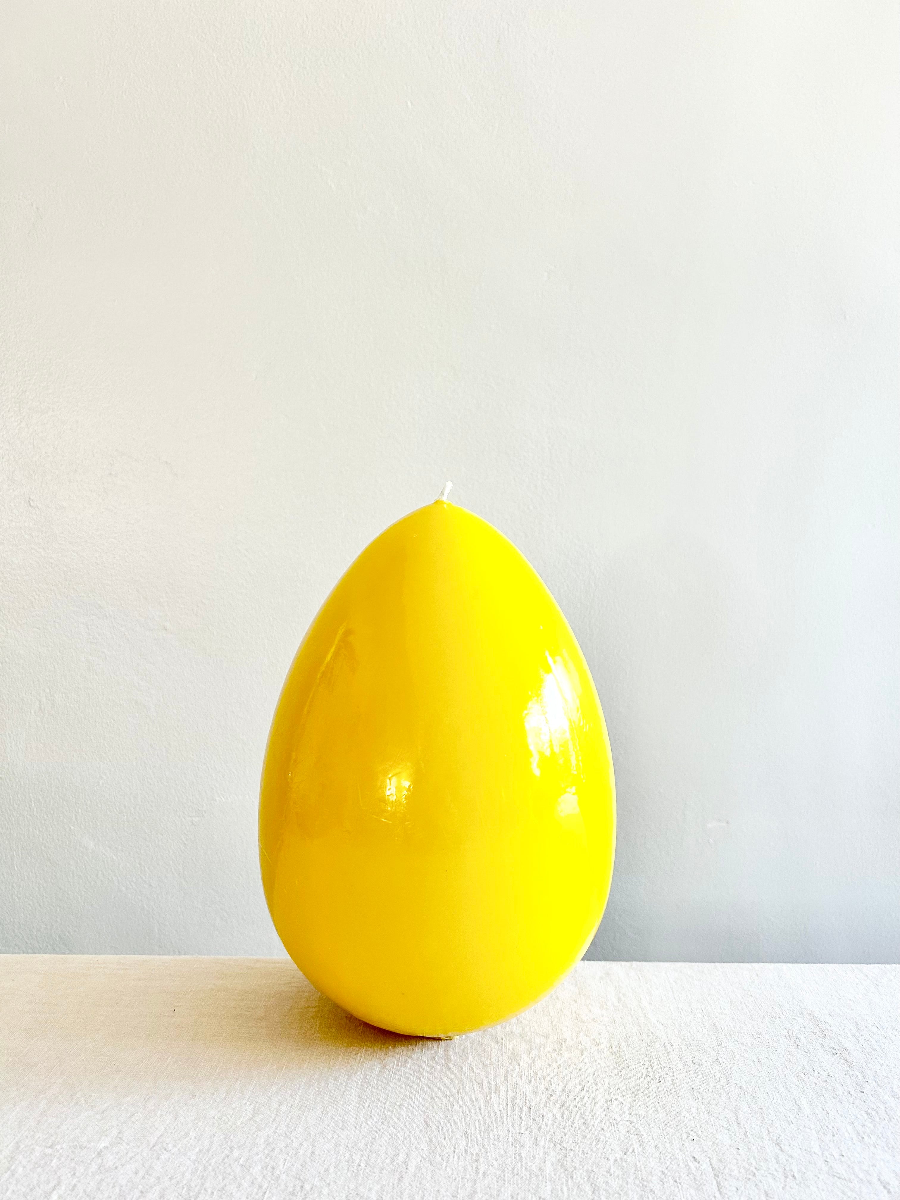 Grande Egg Candle - Limon