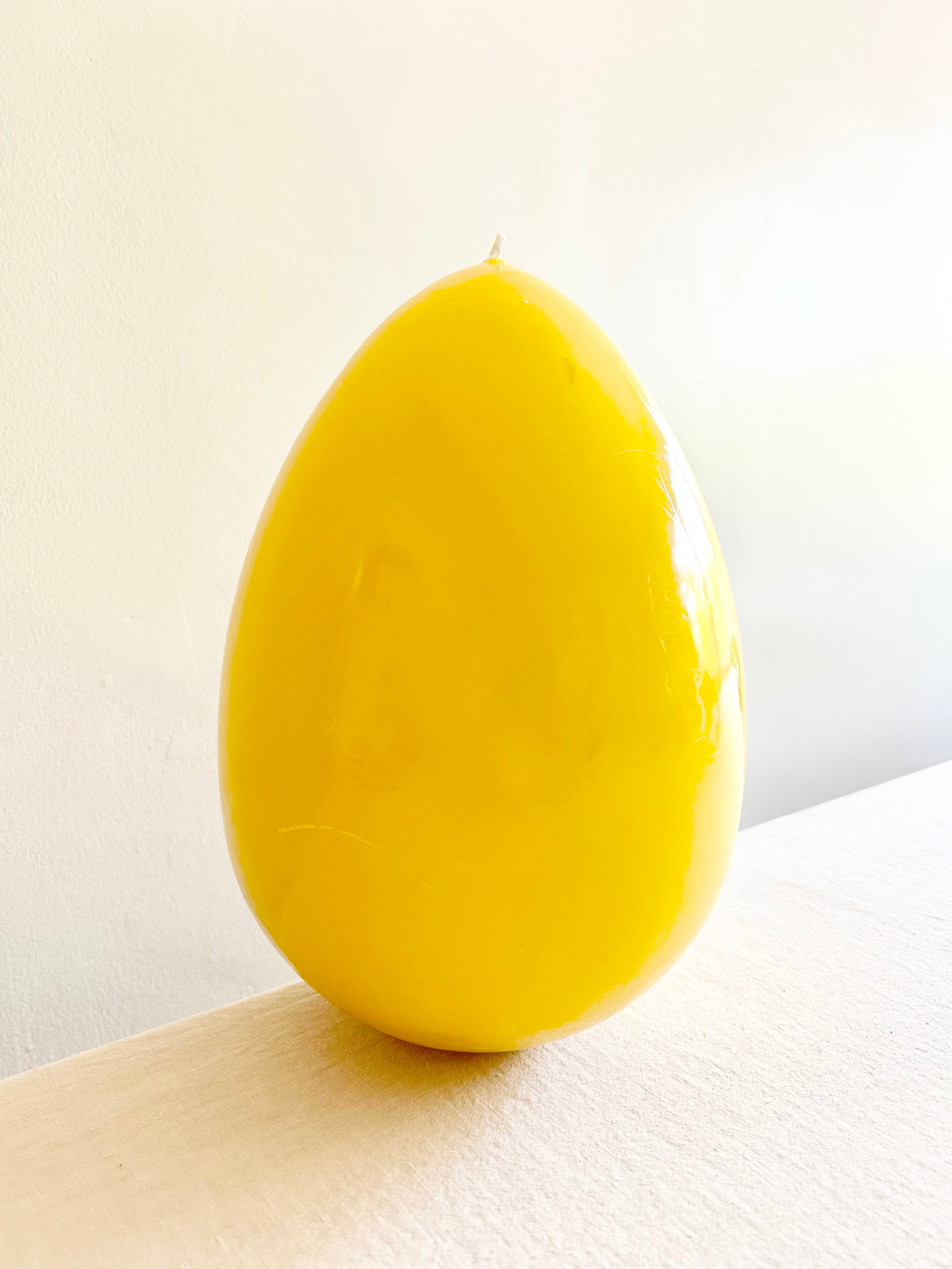 Grande Egg Candle - Limon