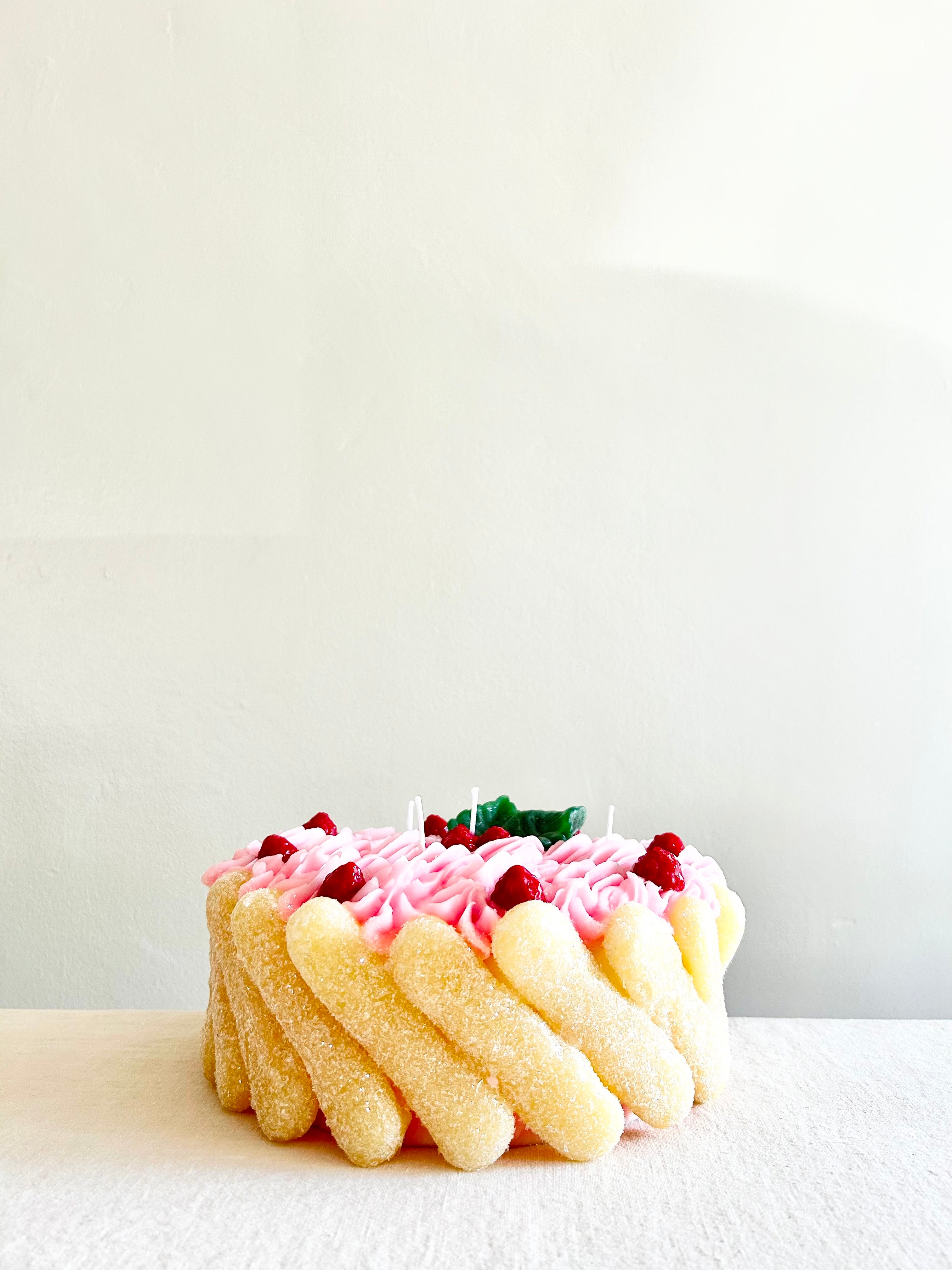 Ladyfinger Cake Candle