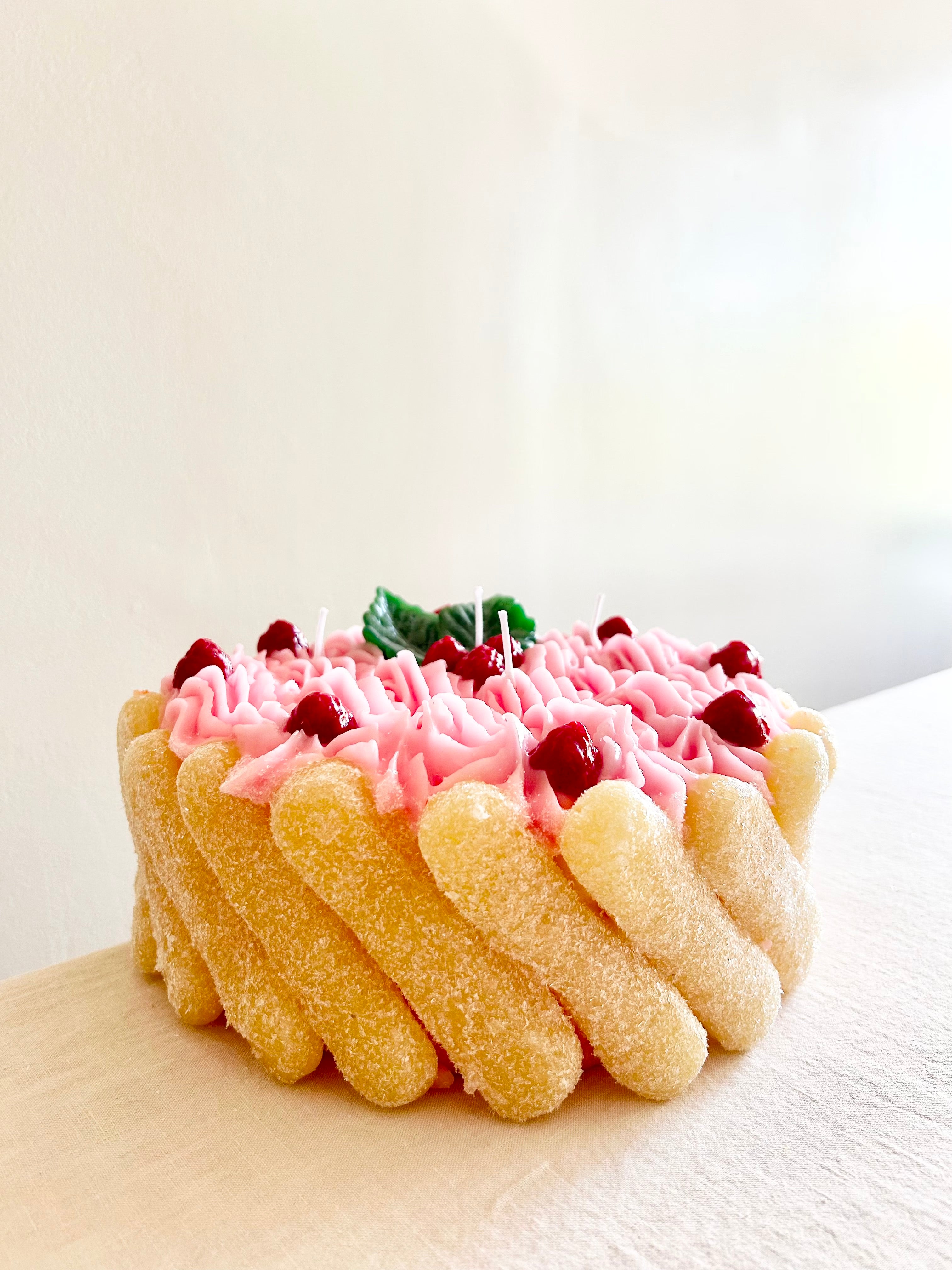 Ladyfinger Cake Candle