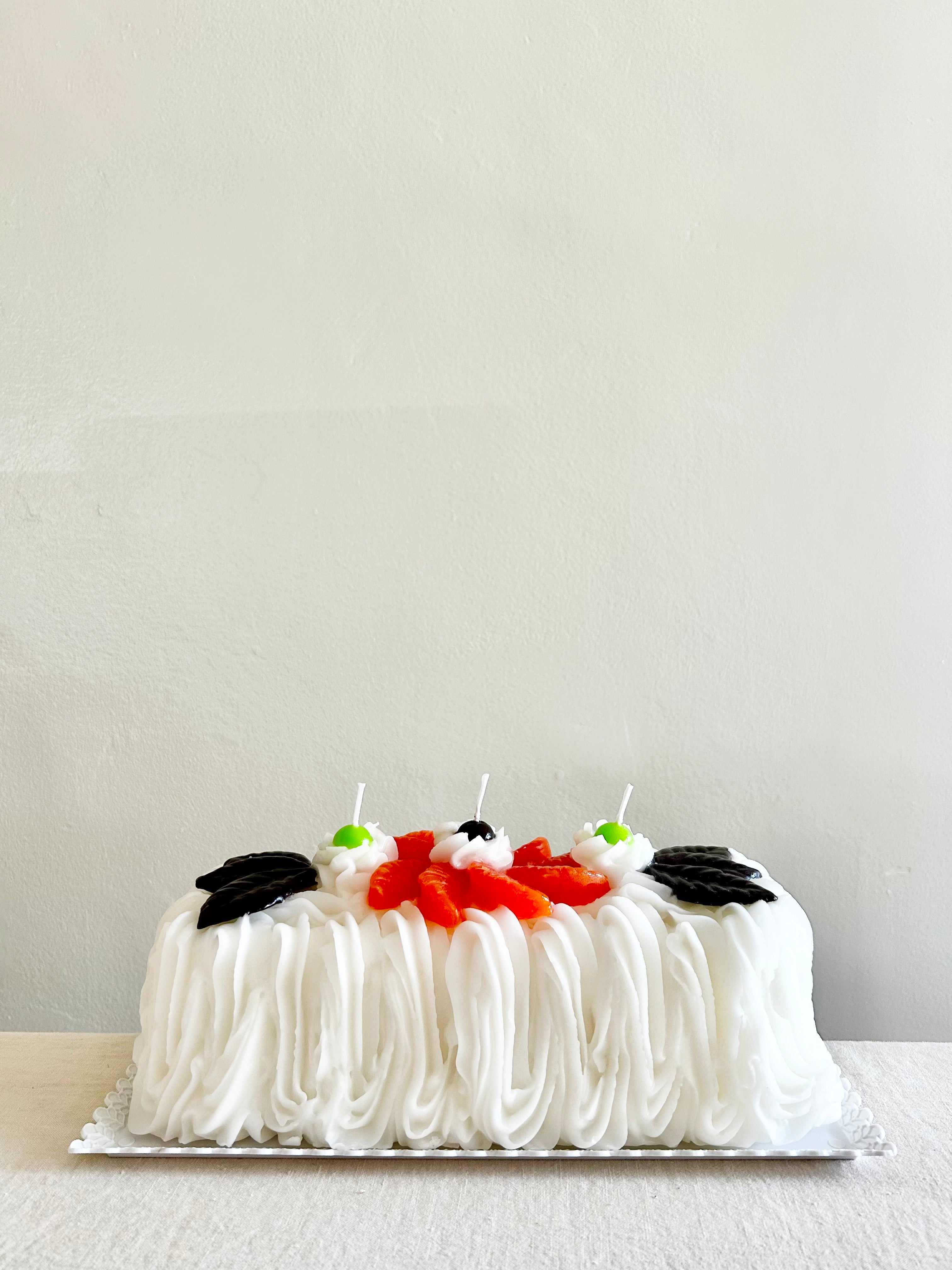 Viennetta Blood Orange Cake Candle