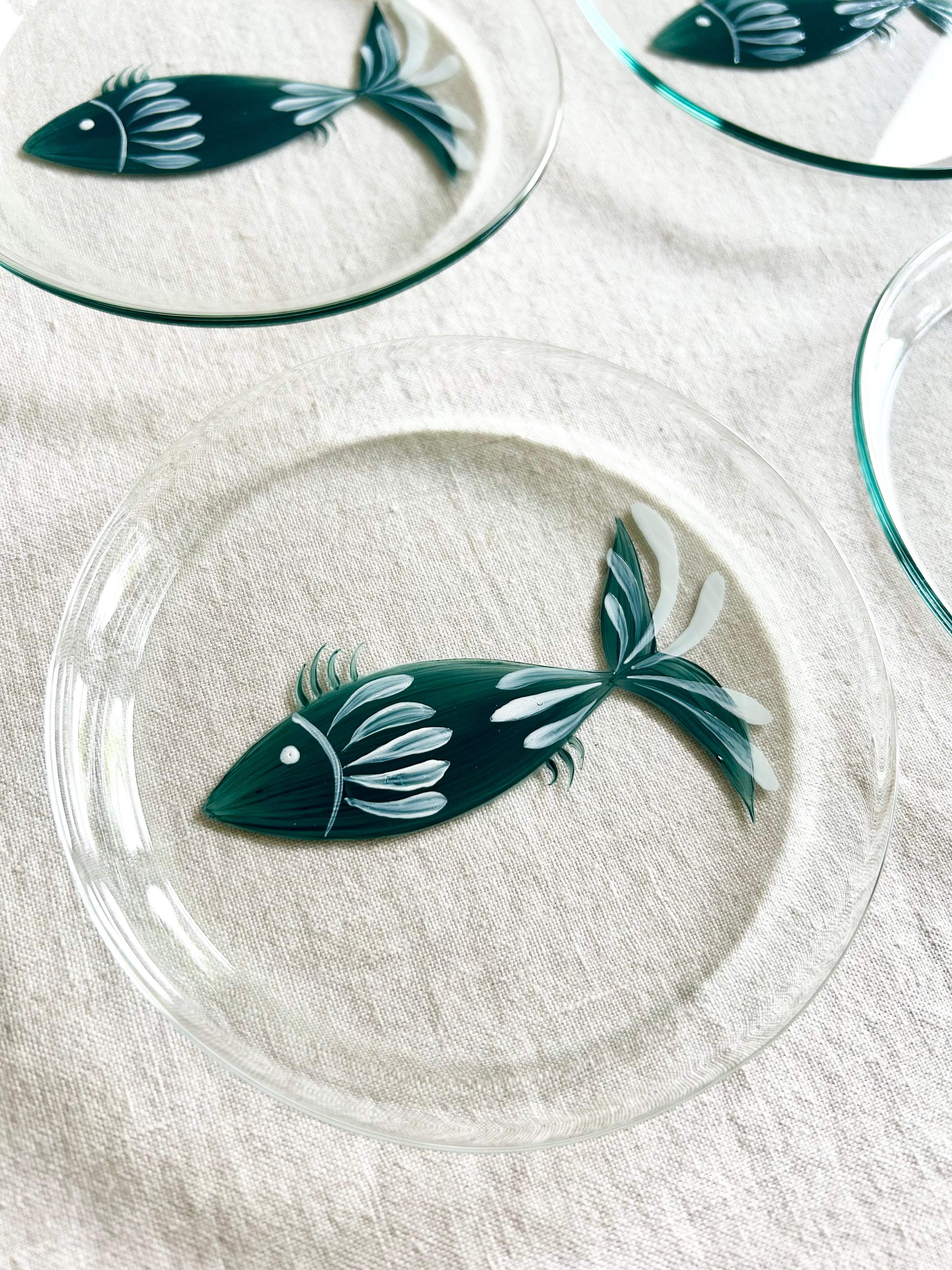 La Playa Bread Plate / Coasters S/4 - Teal