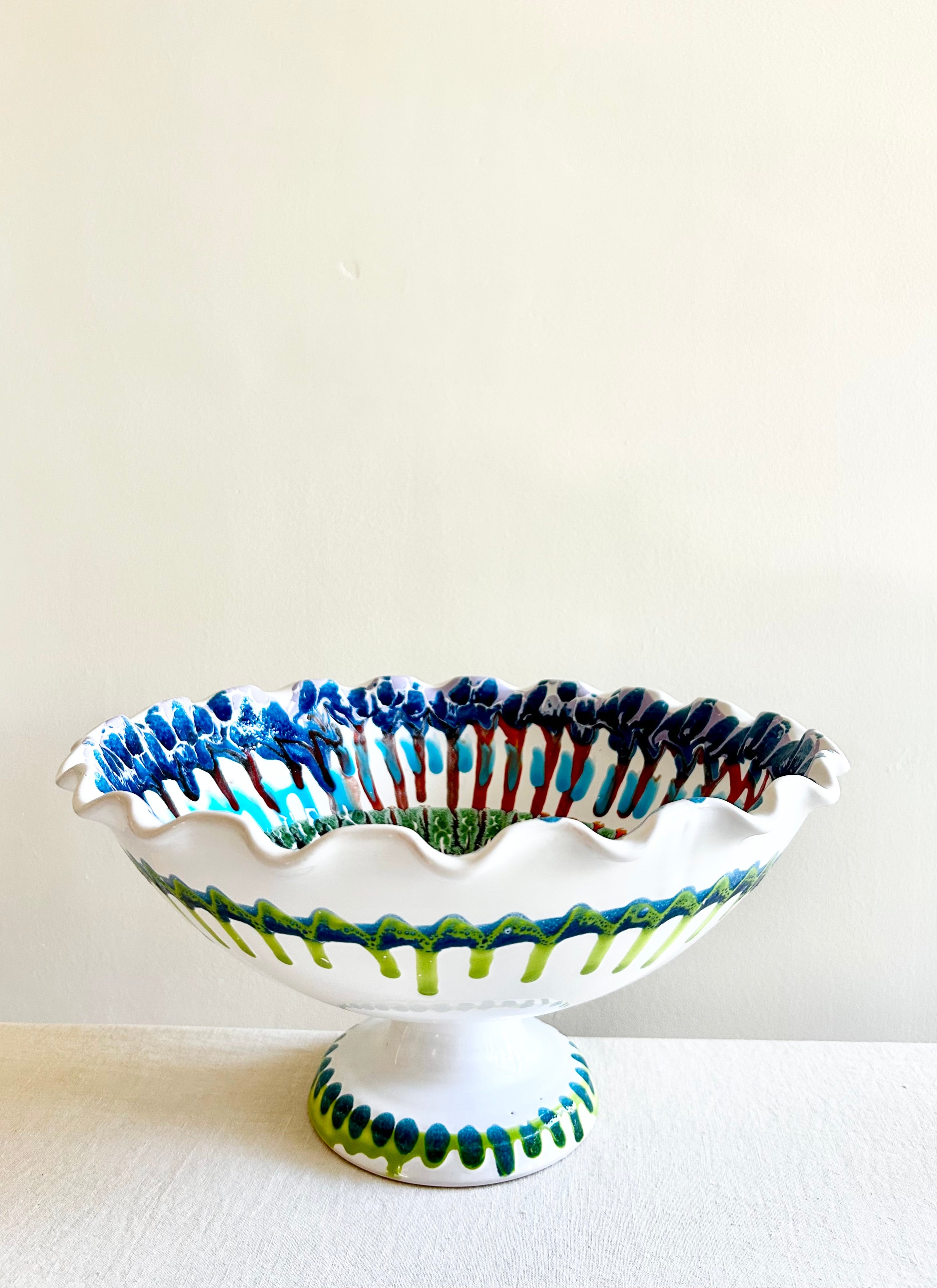 Fasano Ruffled Compote 13" - II