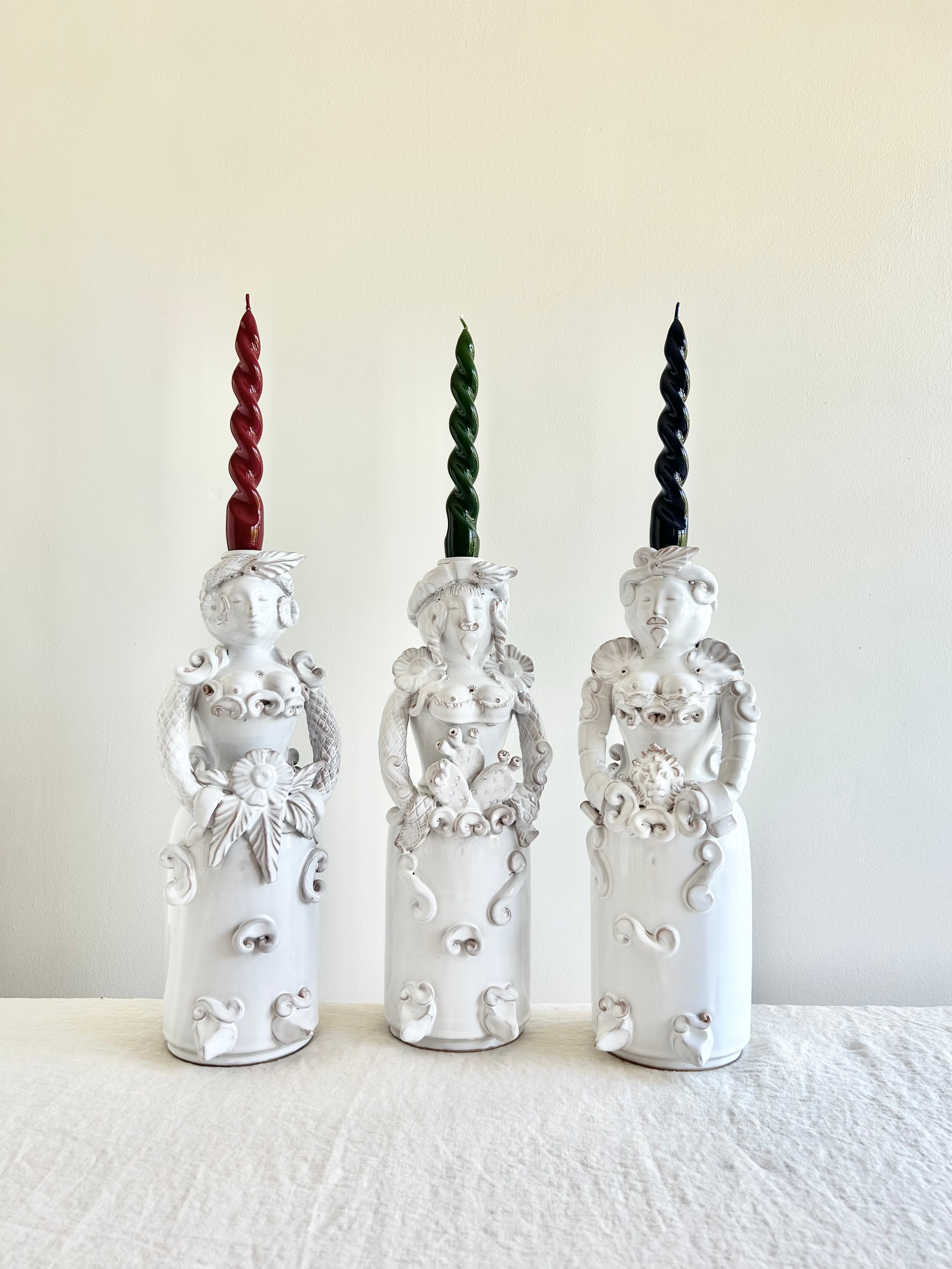Pupe Candleholder Large - 14" - IV