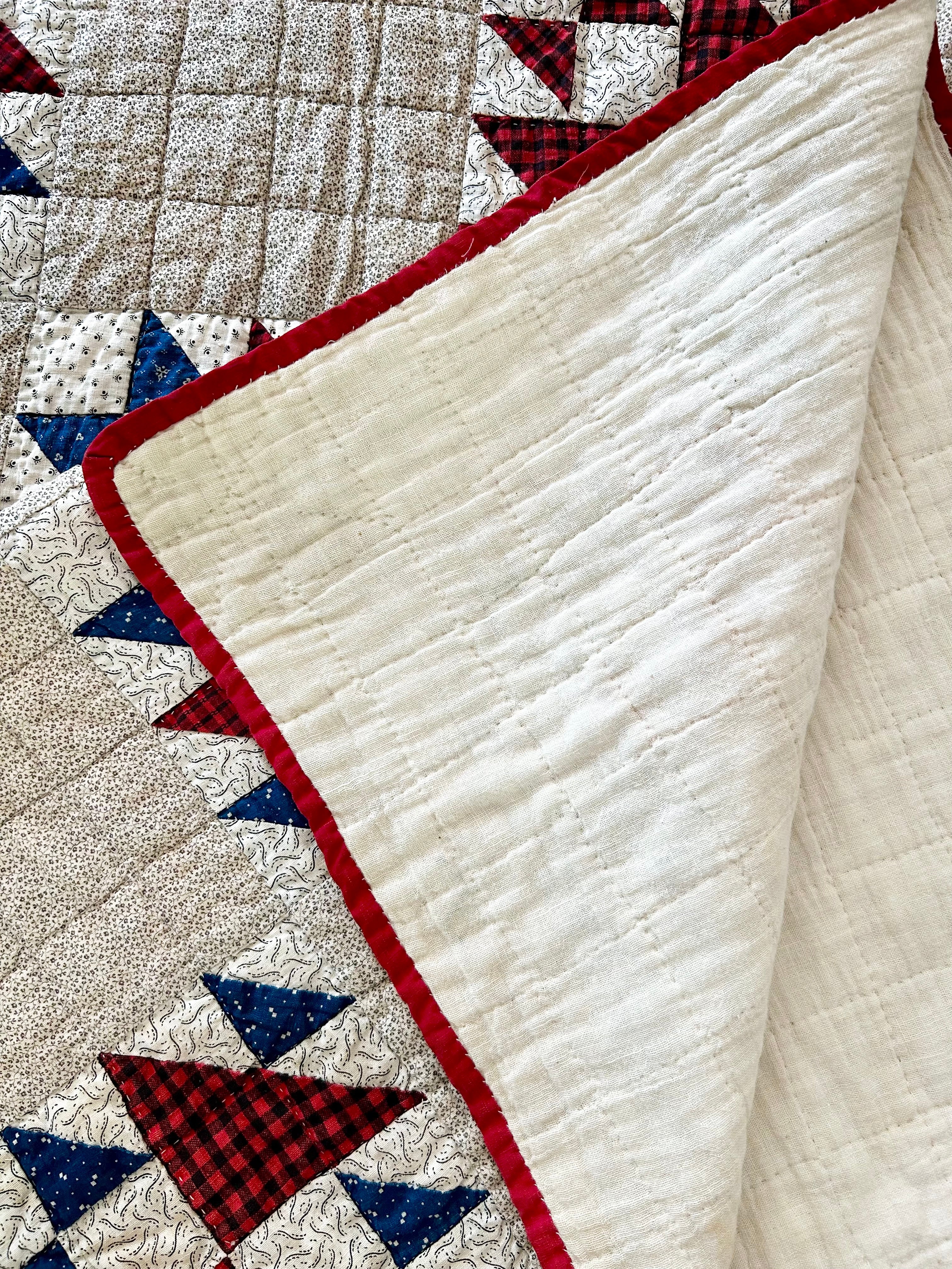 Historic Fox & Geese Quilt 1880's