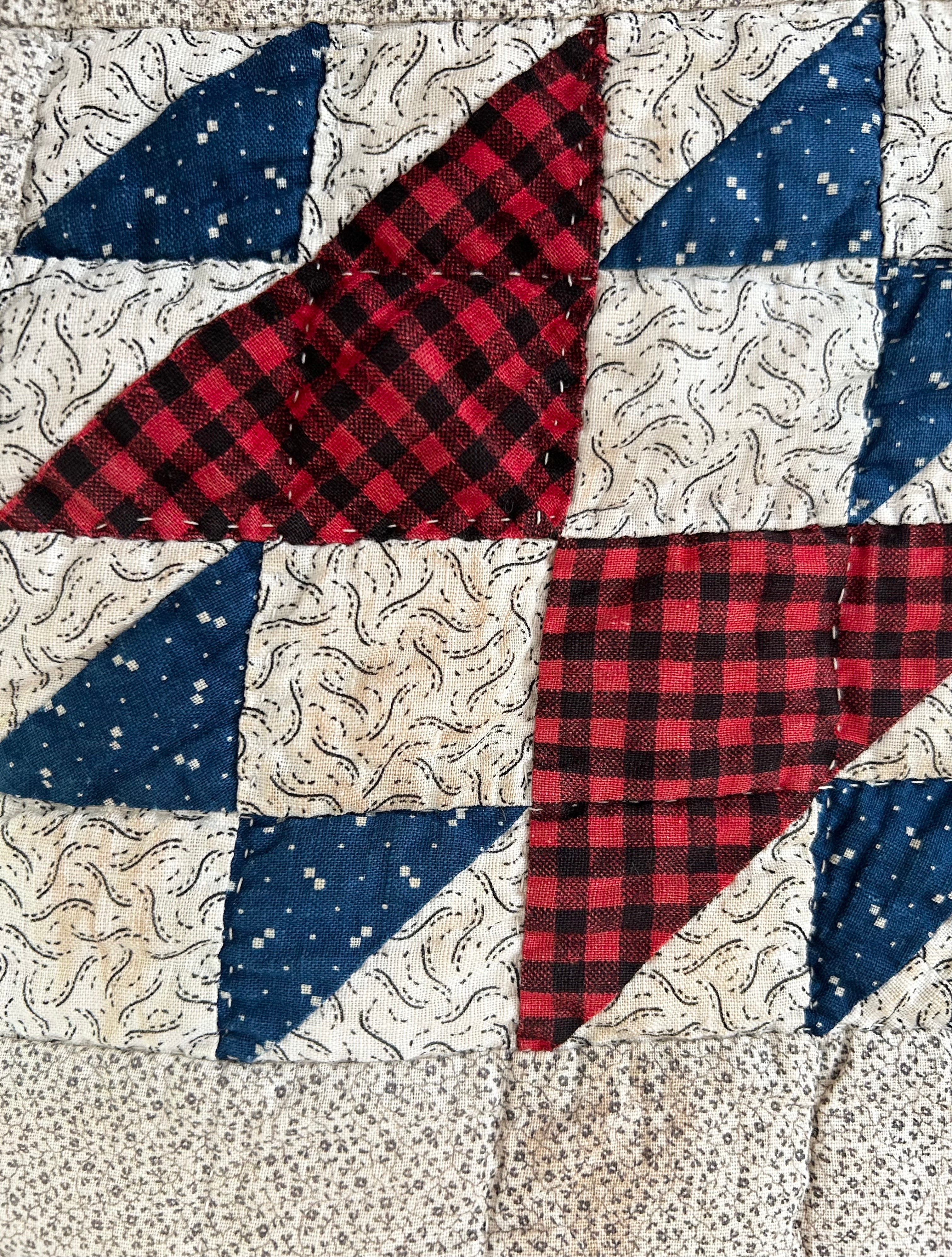 Historic Fox & Geese Quilt 1880's