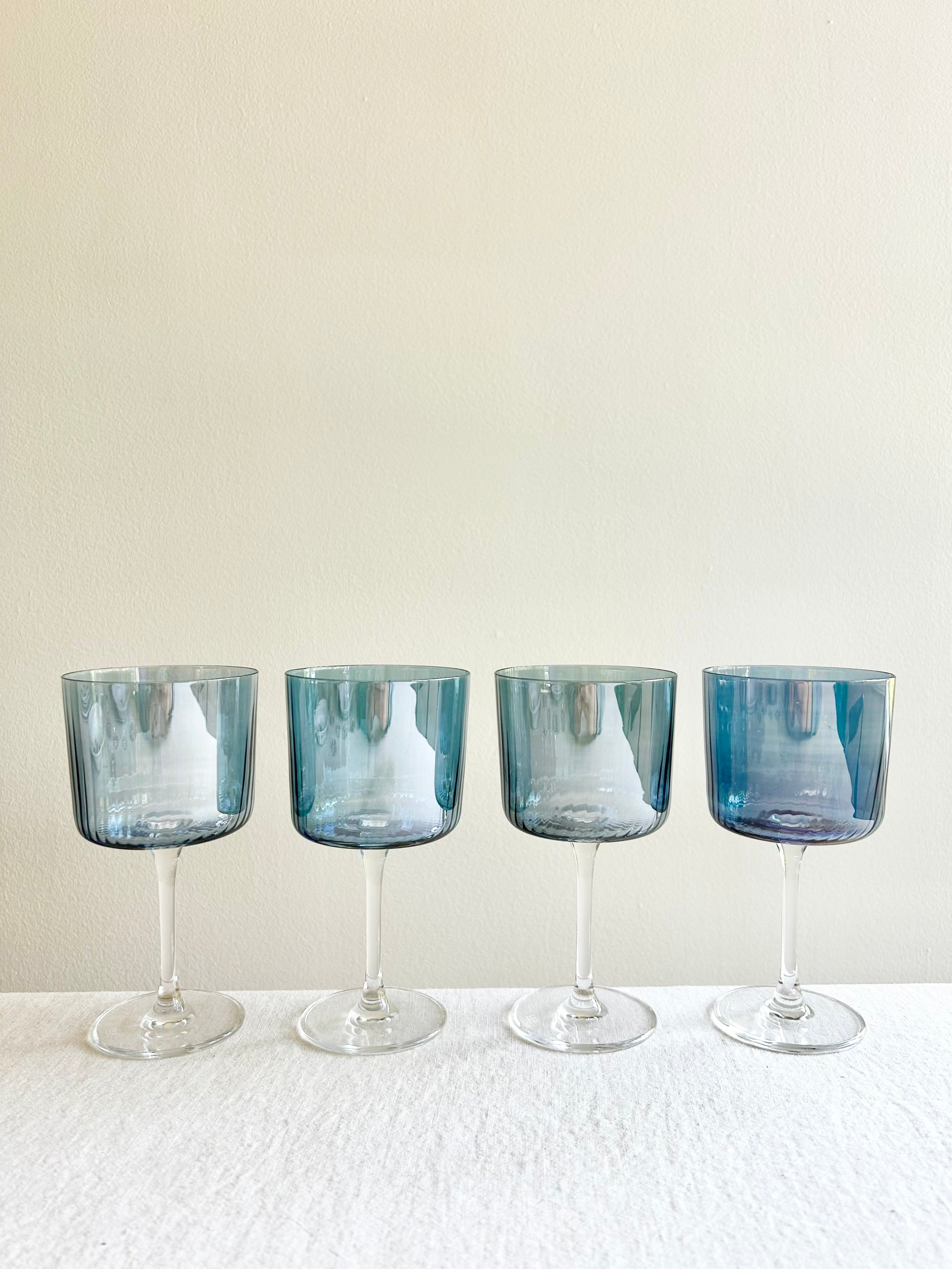 Gems Wine Glass - Sapphire S/4
