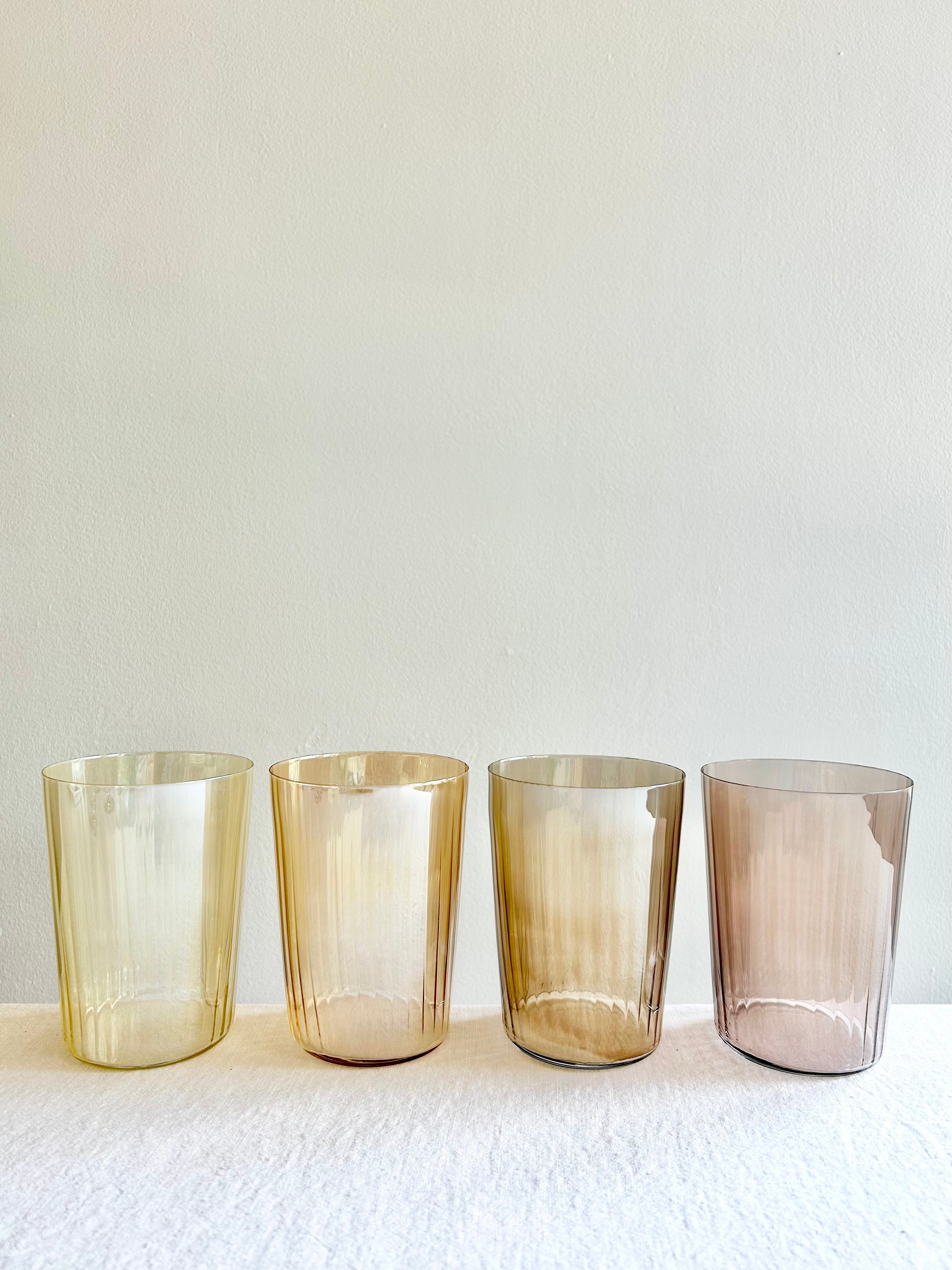 Gems Tall Tumbler - Amber - S/4