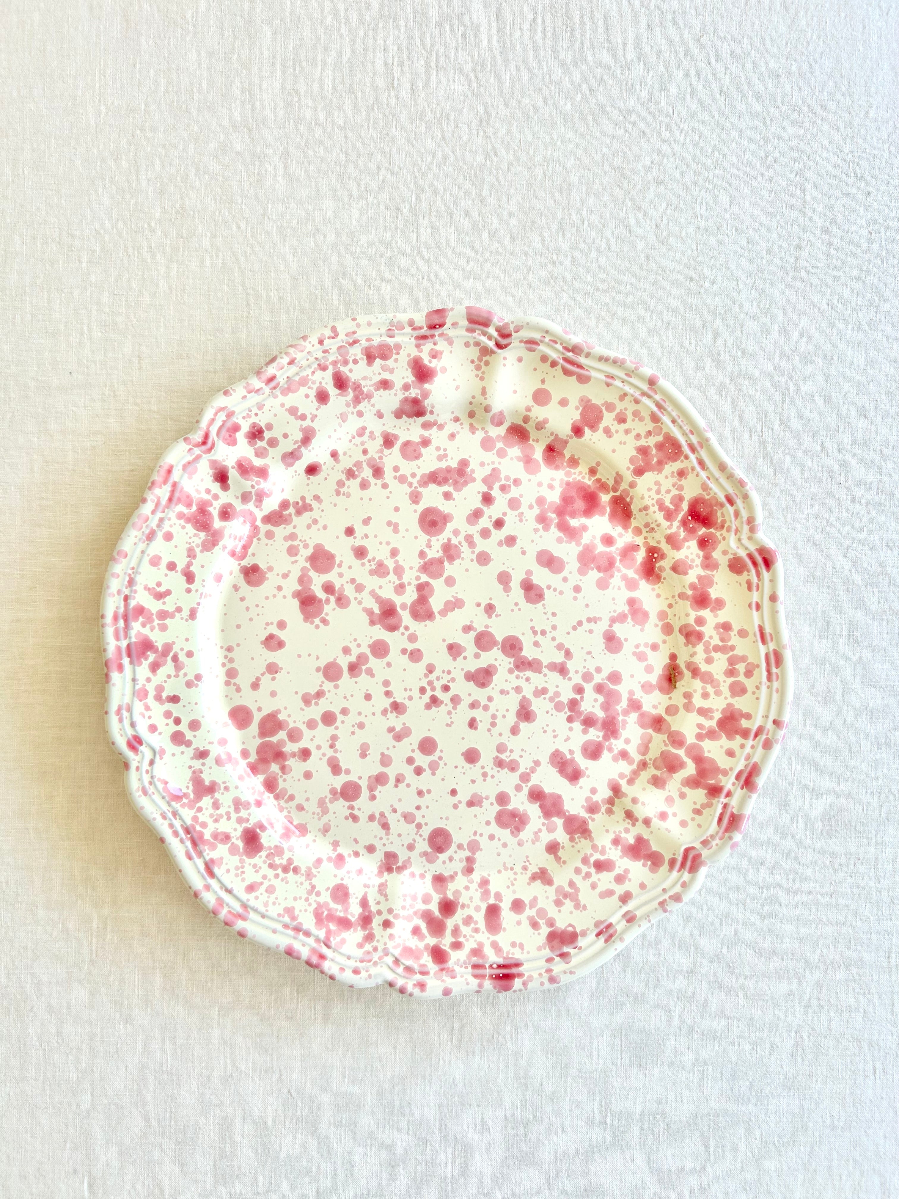 Pompeii Round Platter - Peony 14 "