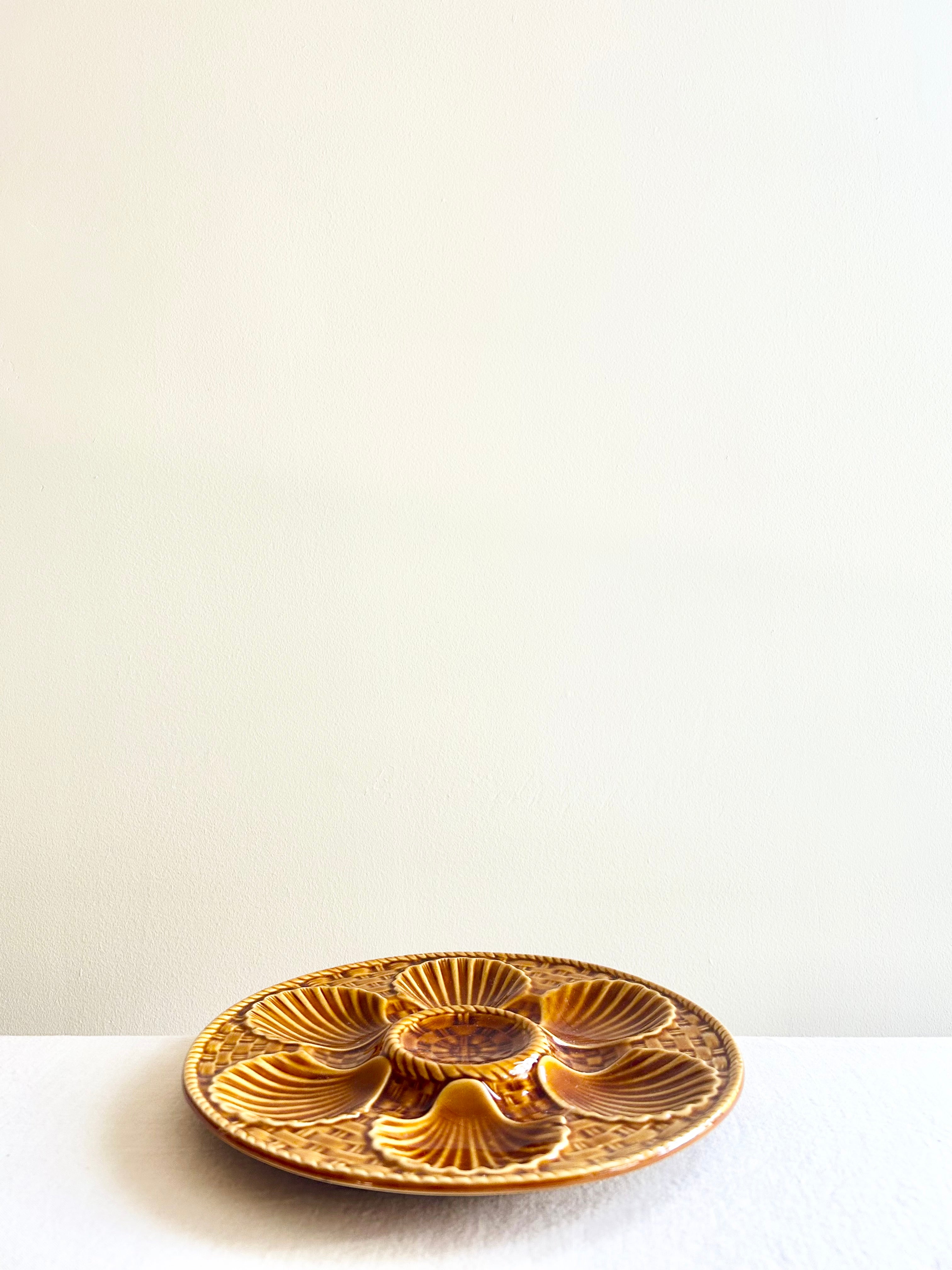 Historic Longchamp Oyster Plates S/6