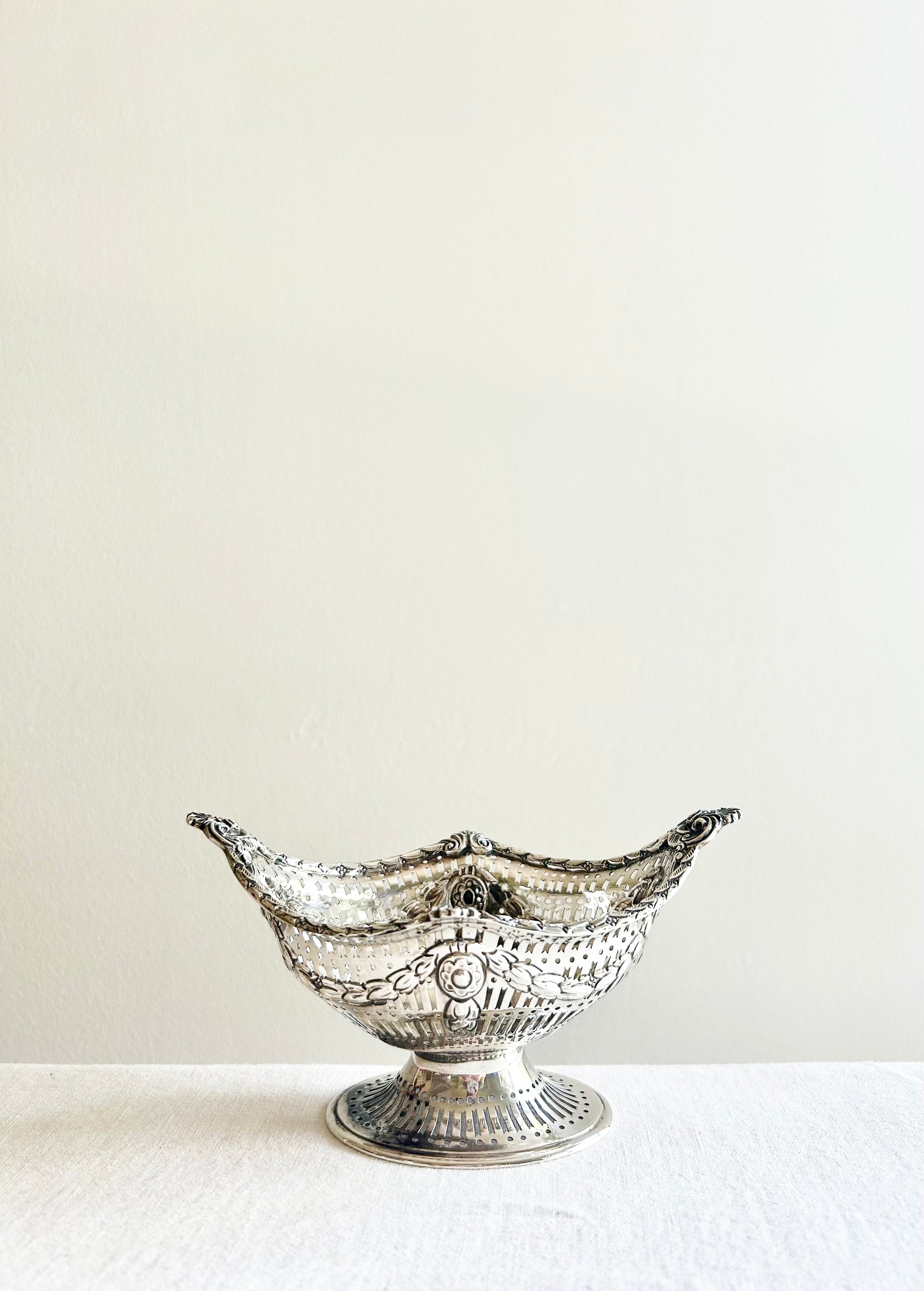 Historic Silver Table Baskets S/2