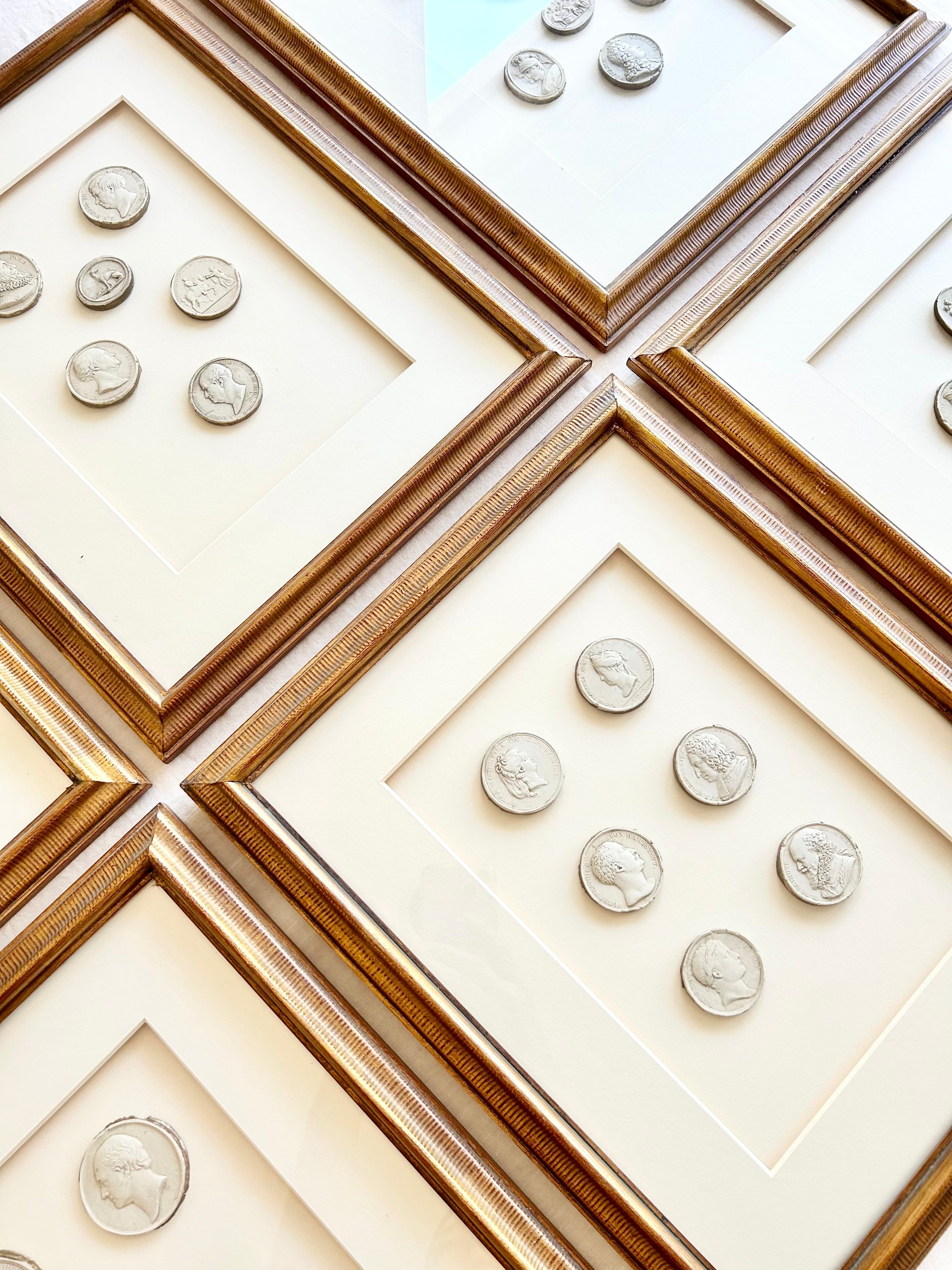 Historic Framed set of Intaglio - S/6