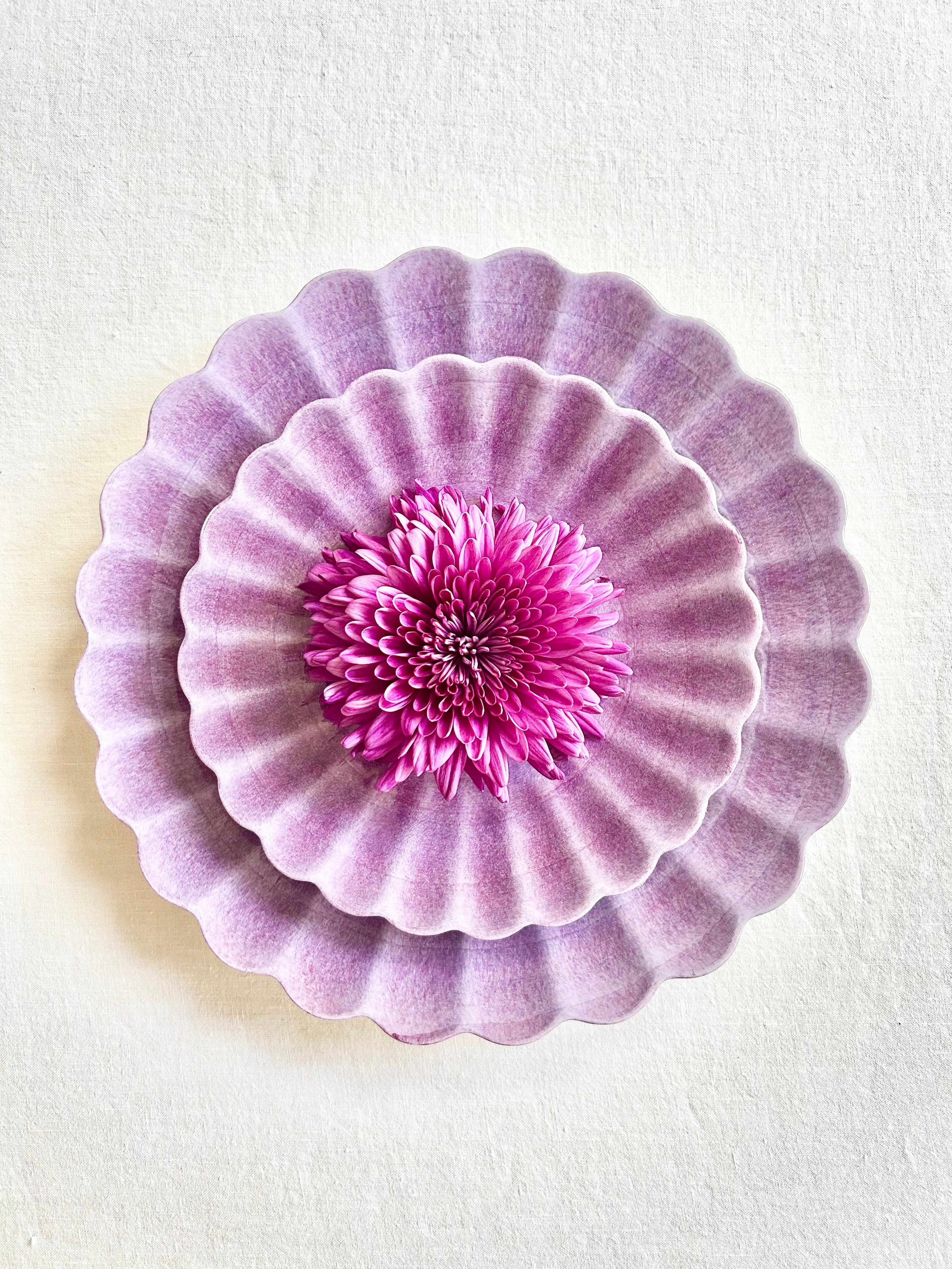 Oyster Dinnerware - Violet - S/4