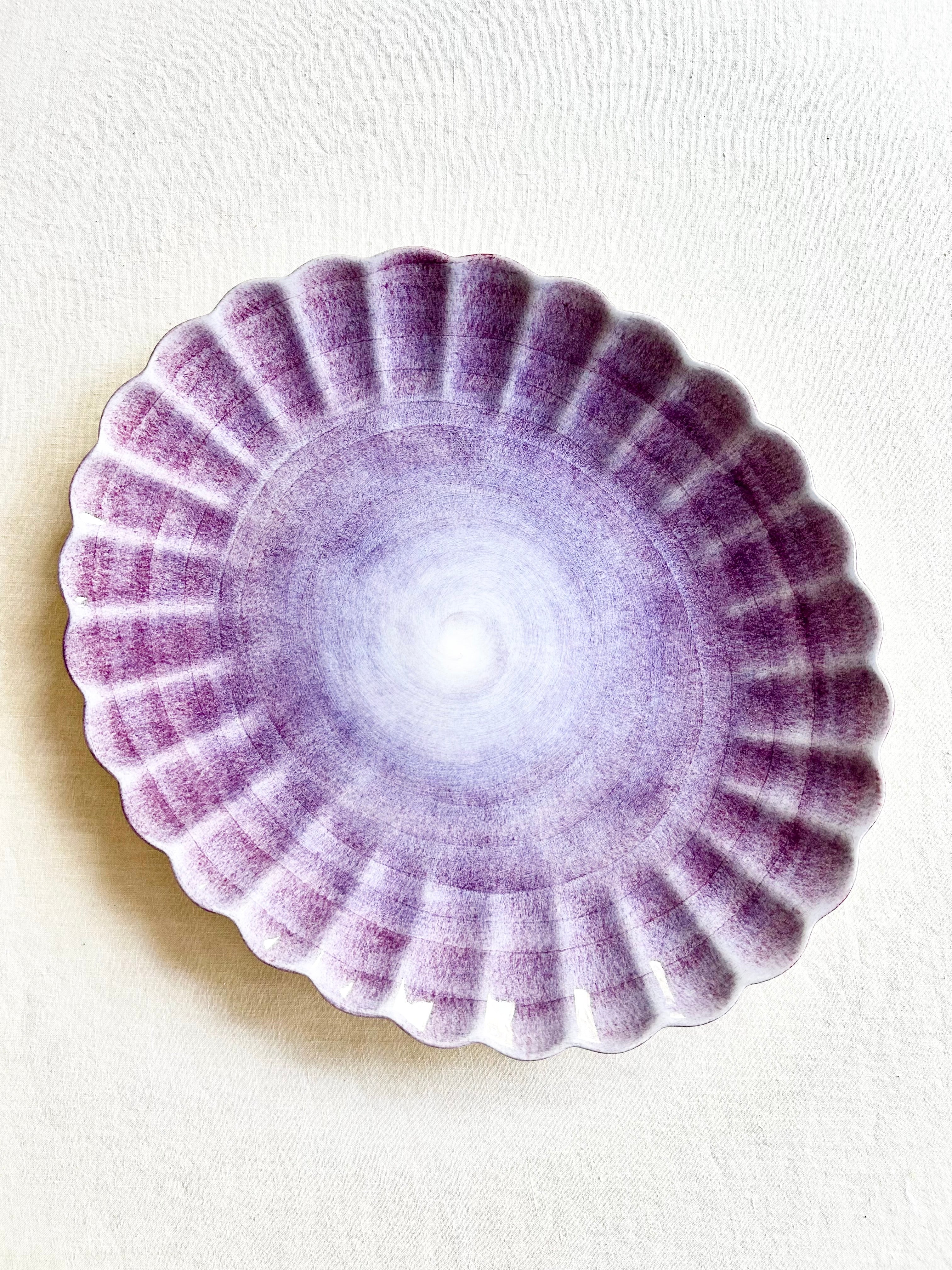 Oyster Oval Platter - Violet
