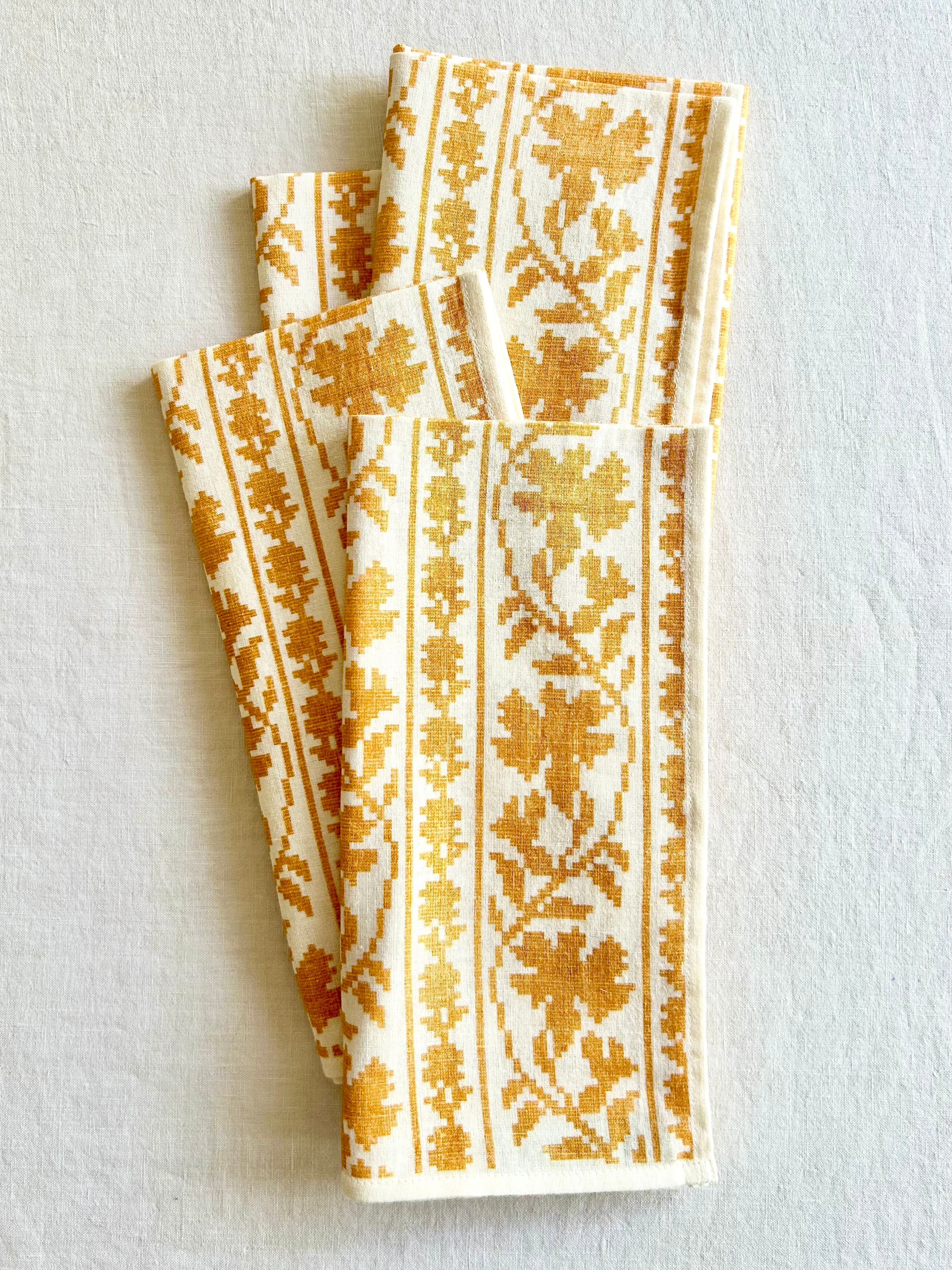 Odessa Napkins - Amber S/4