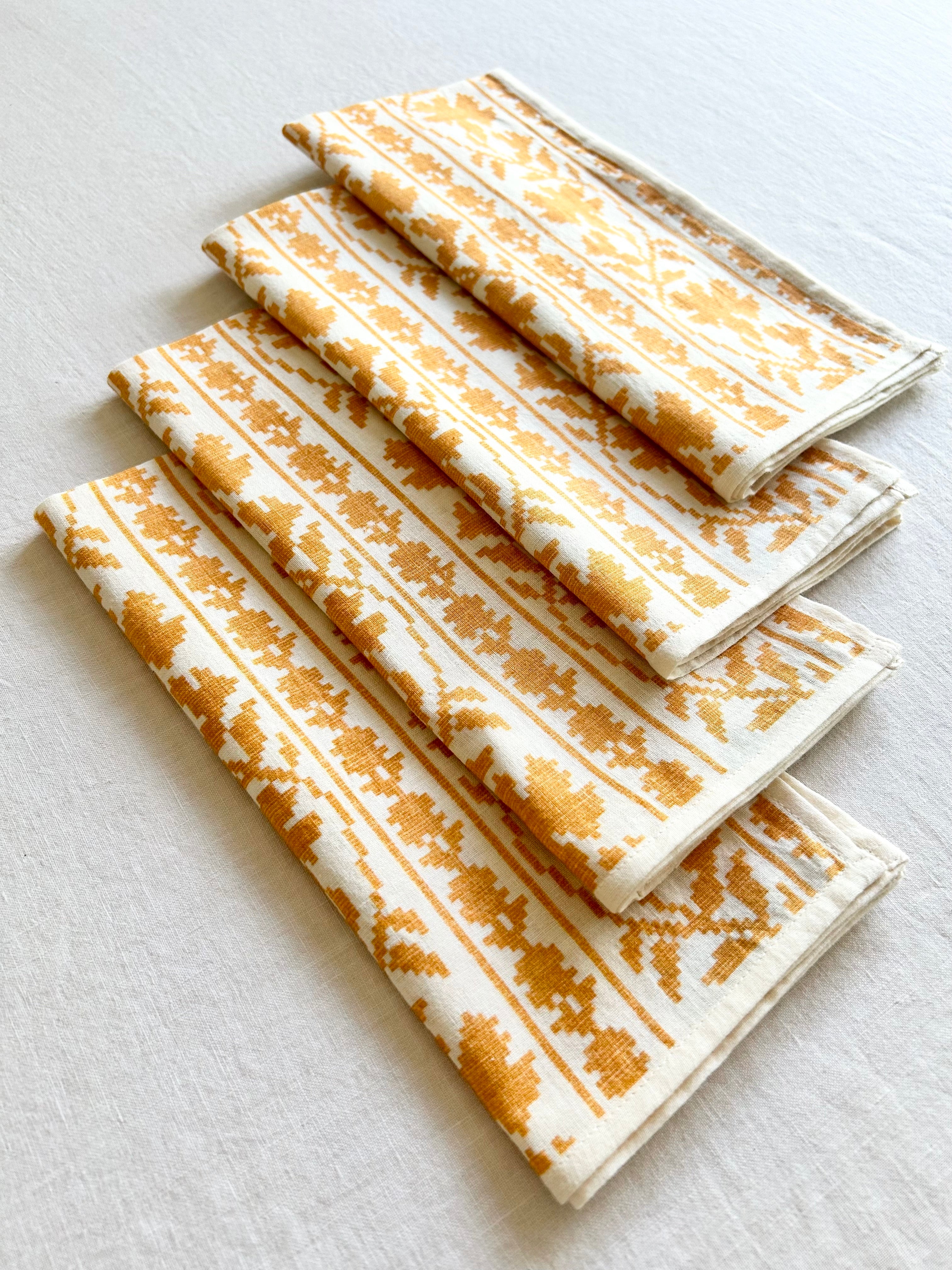 Odessa Napkins - Amber S/4