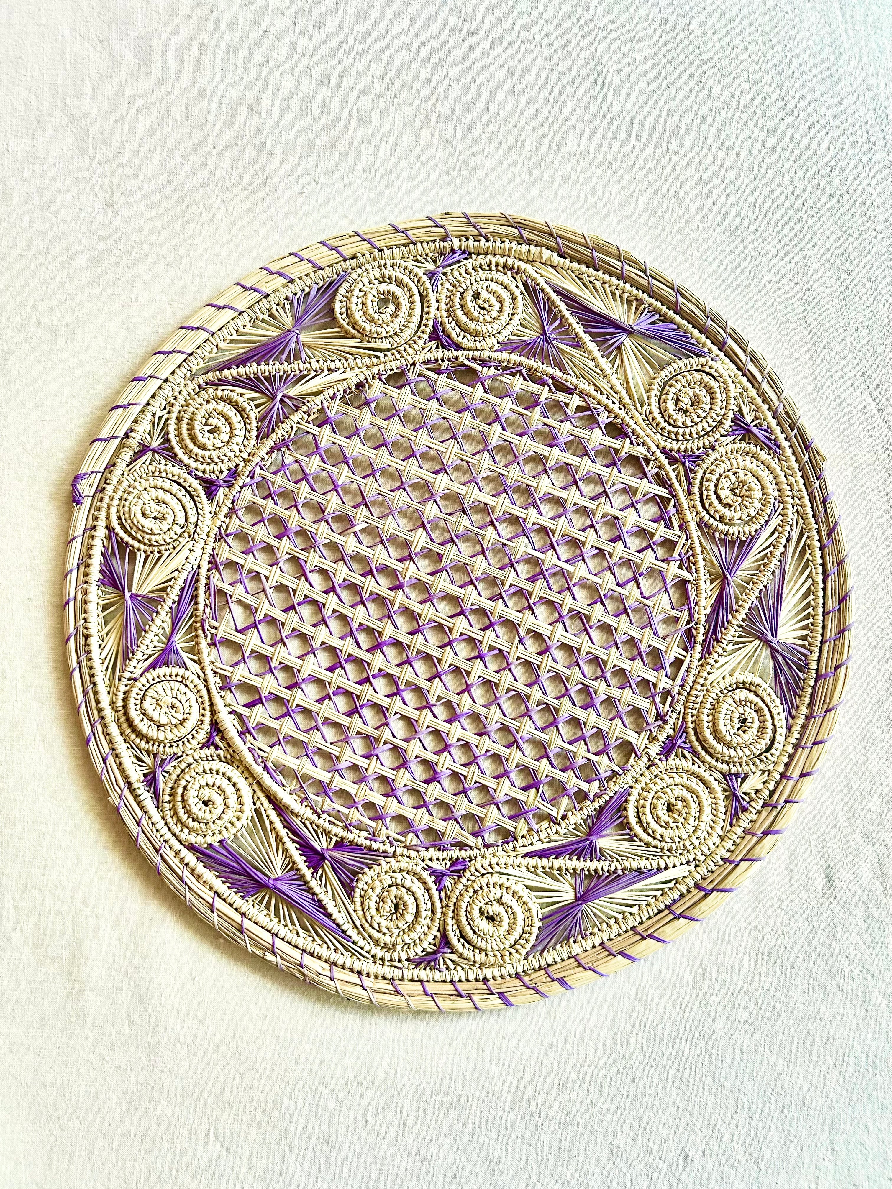 Soleil Charger / Placemat - Lavender S/4