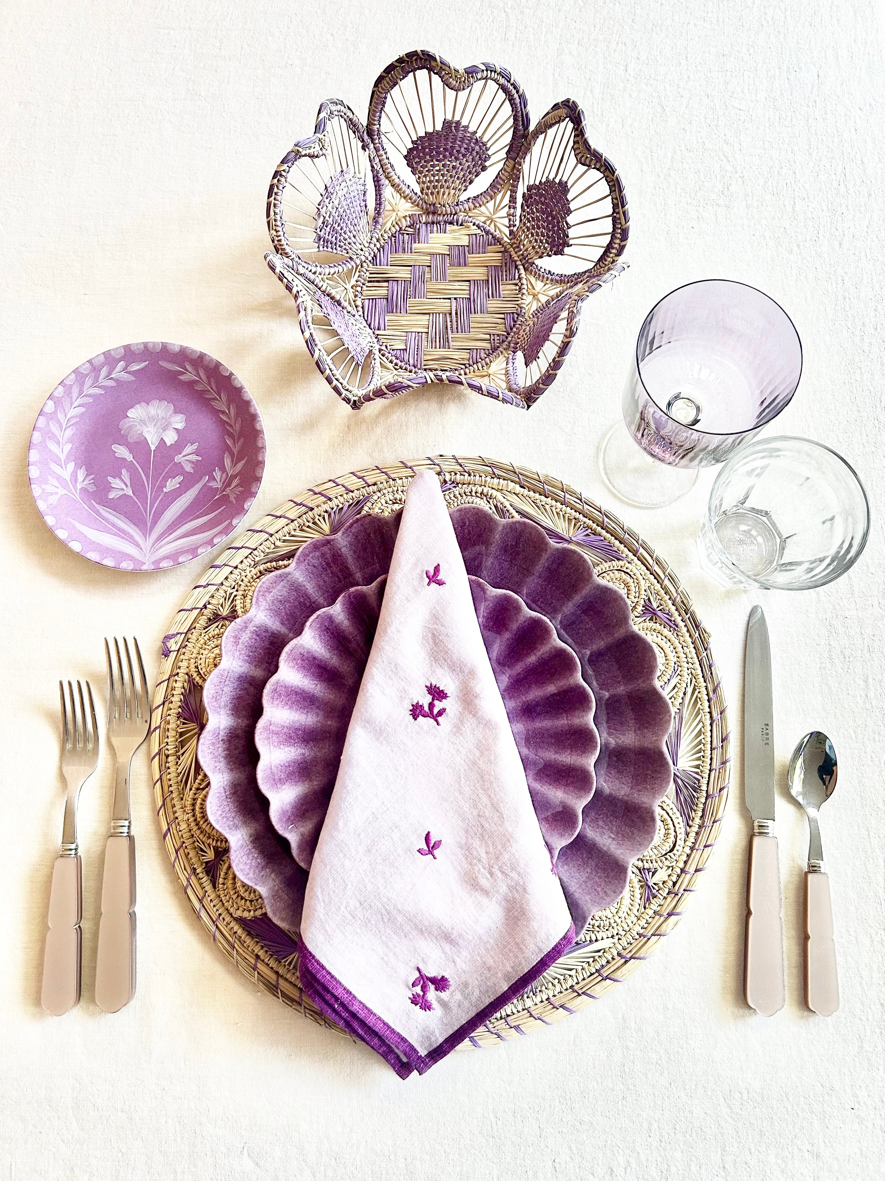 Soleil Bread Basket - Lavender