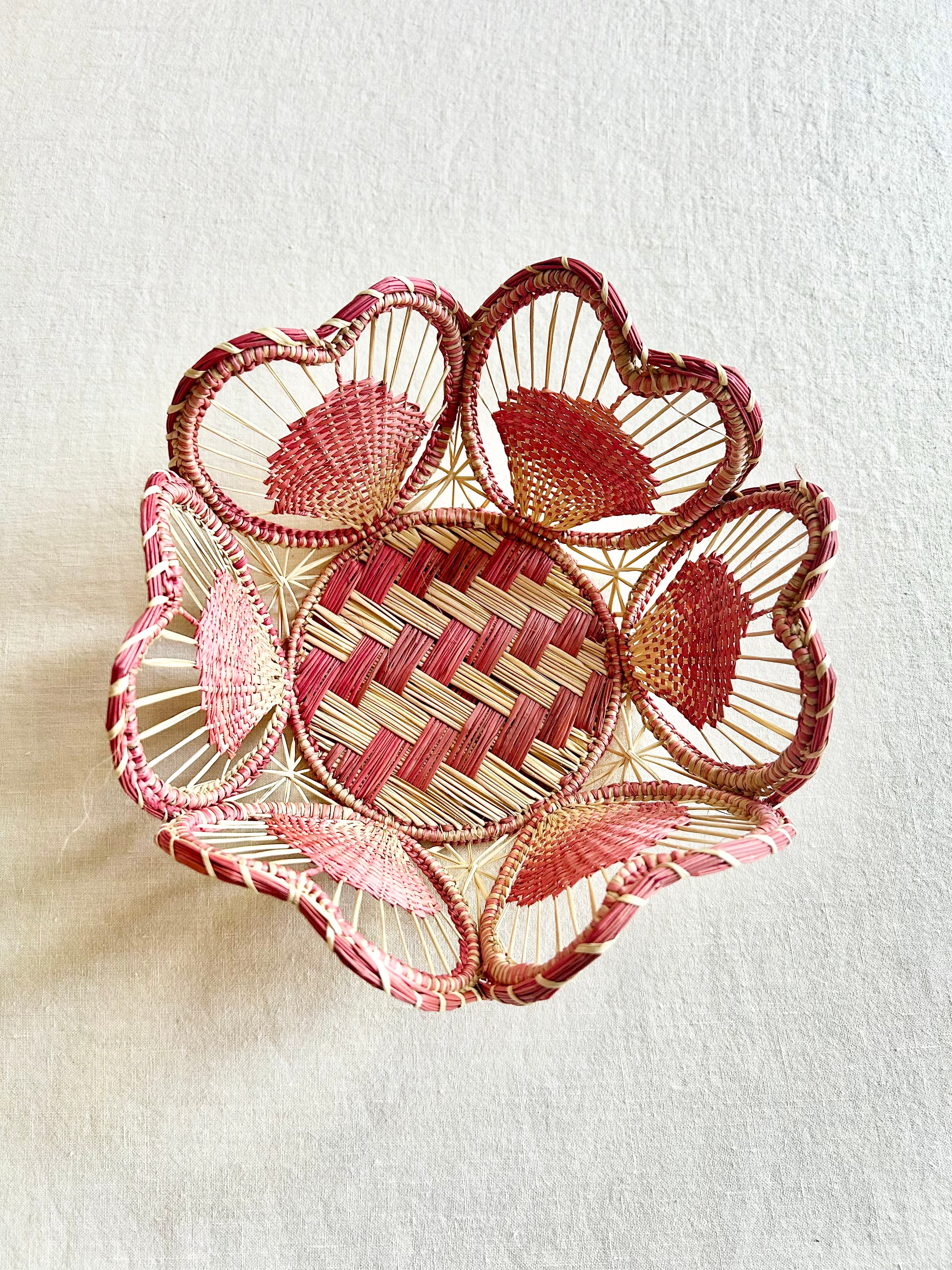 Soleil Bread Basket - Pink