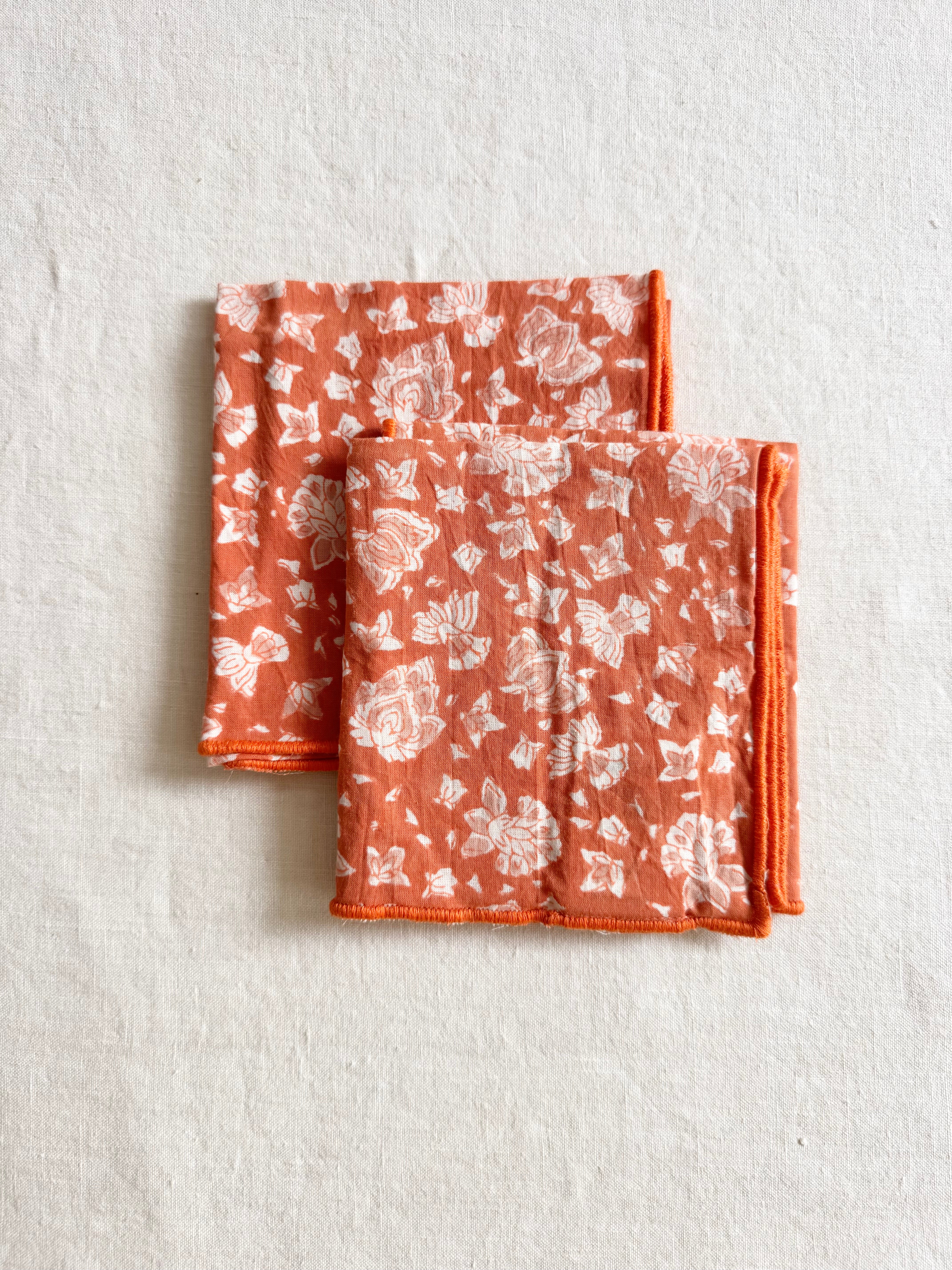 Arushi Napkins - Pumpkin - S/2