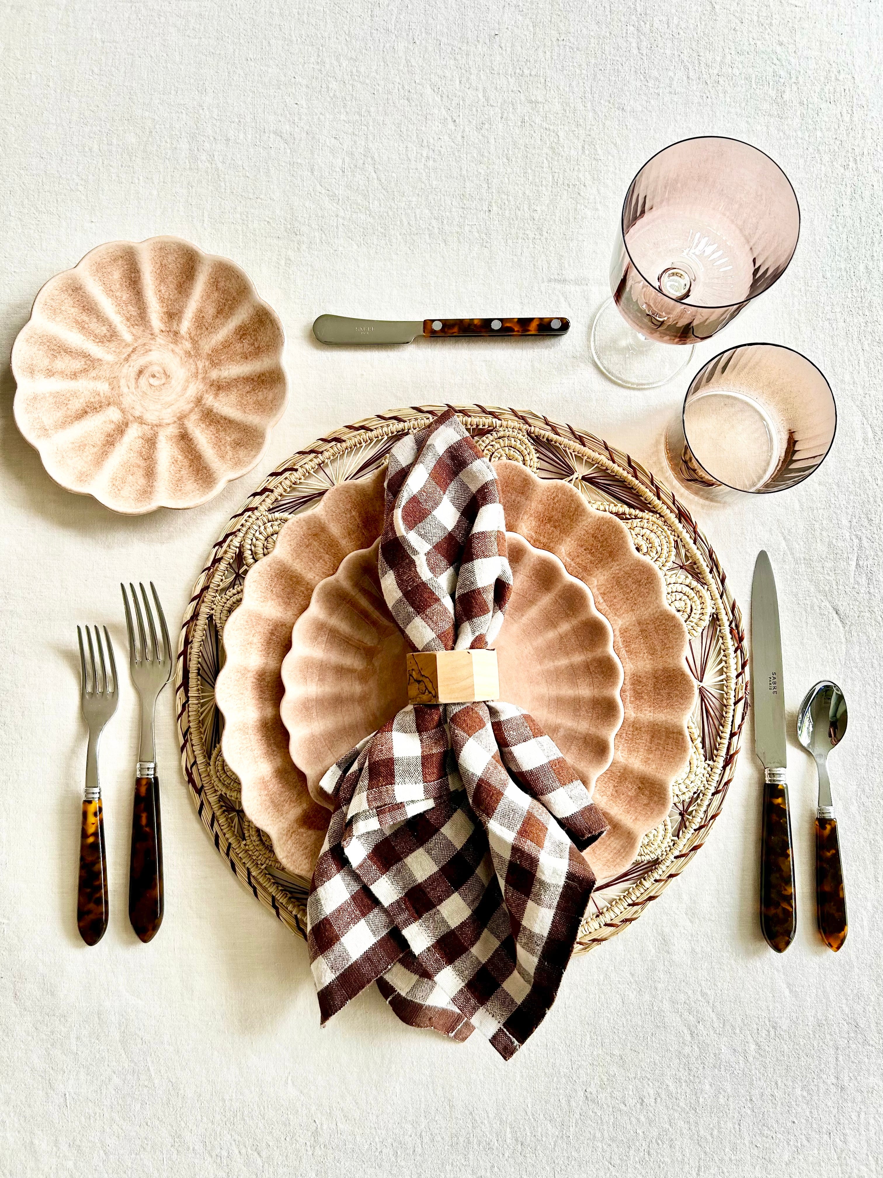 Soleil Charger / Placemat - Chestnut S/4