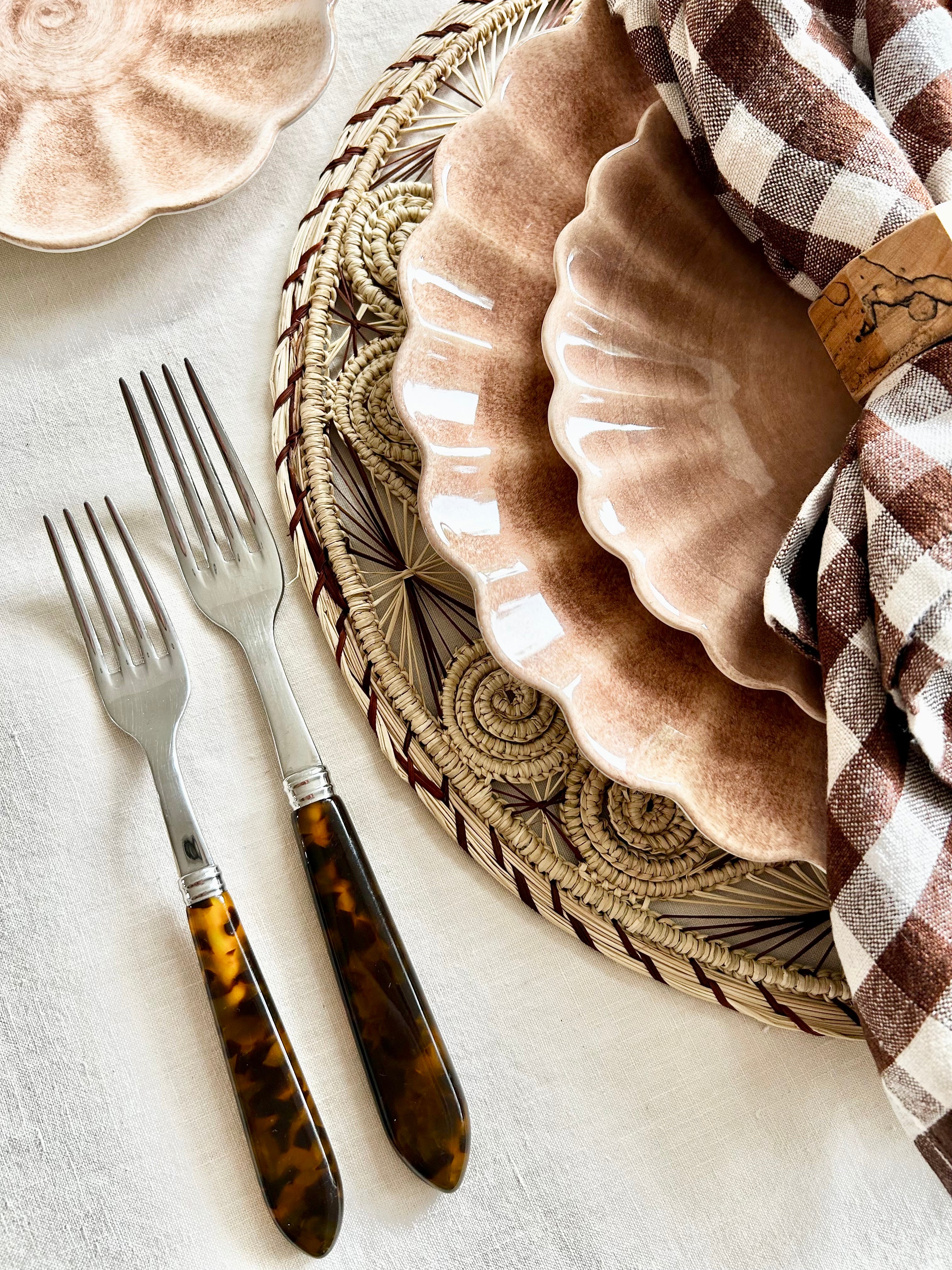 Soleil Charger / Placemat - Chestnut S/4