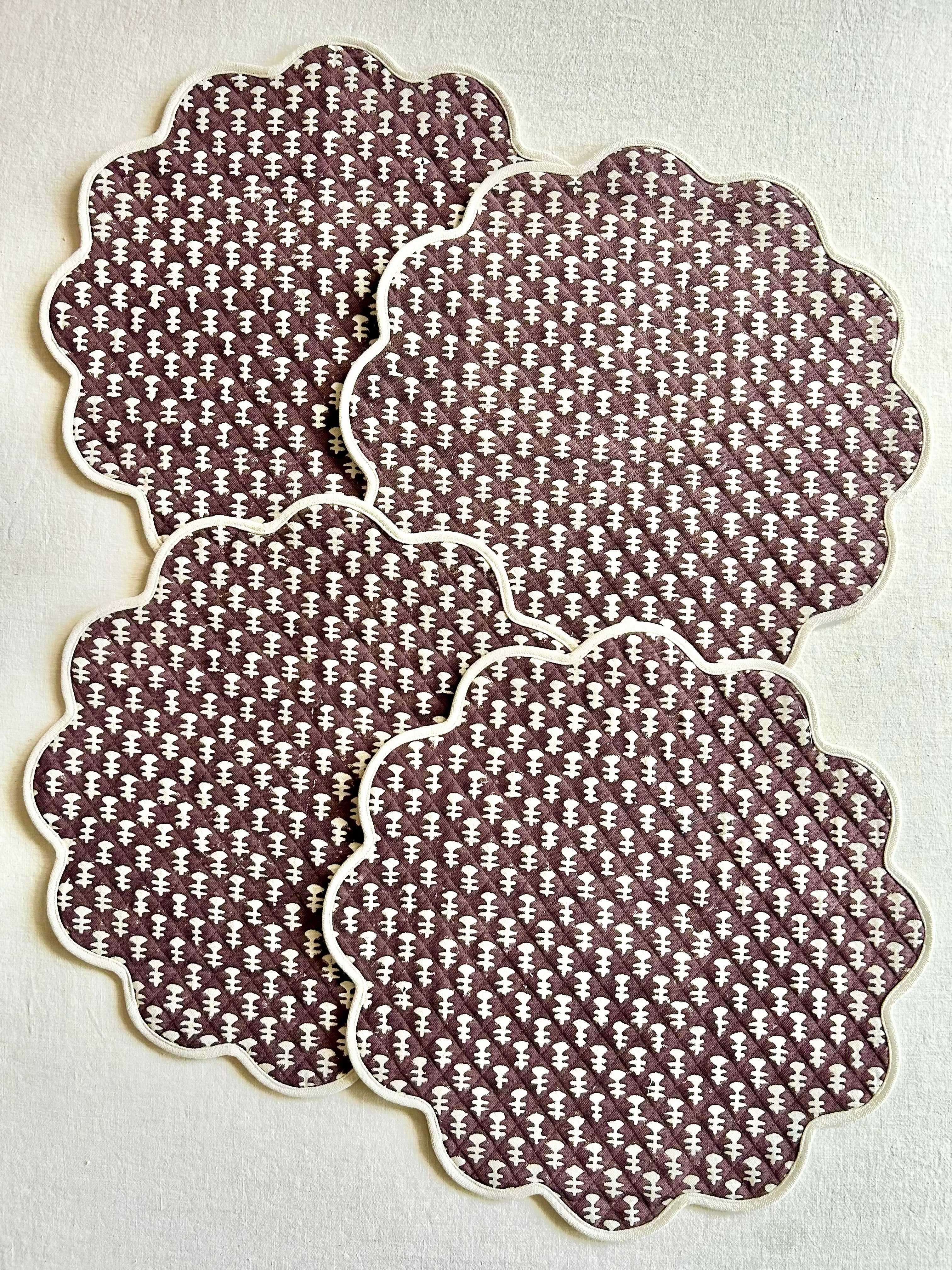 Boti Quilted Placemat - Coco - S/4