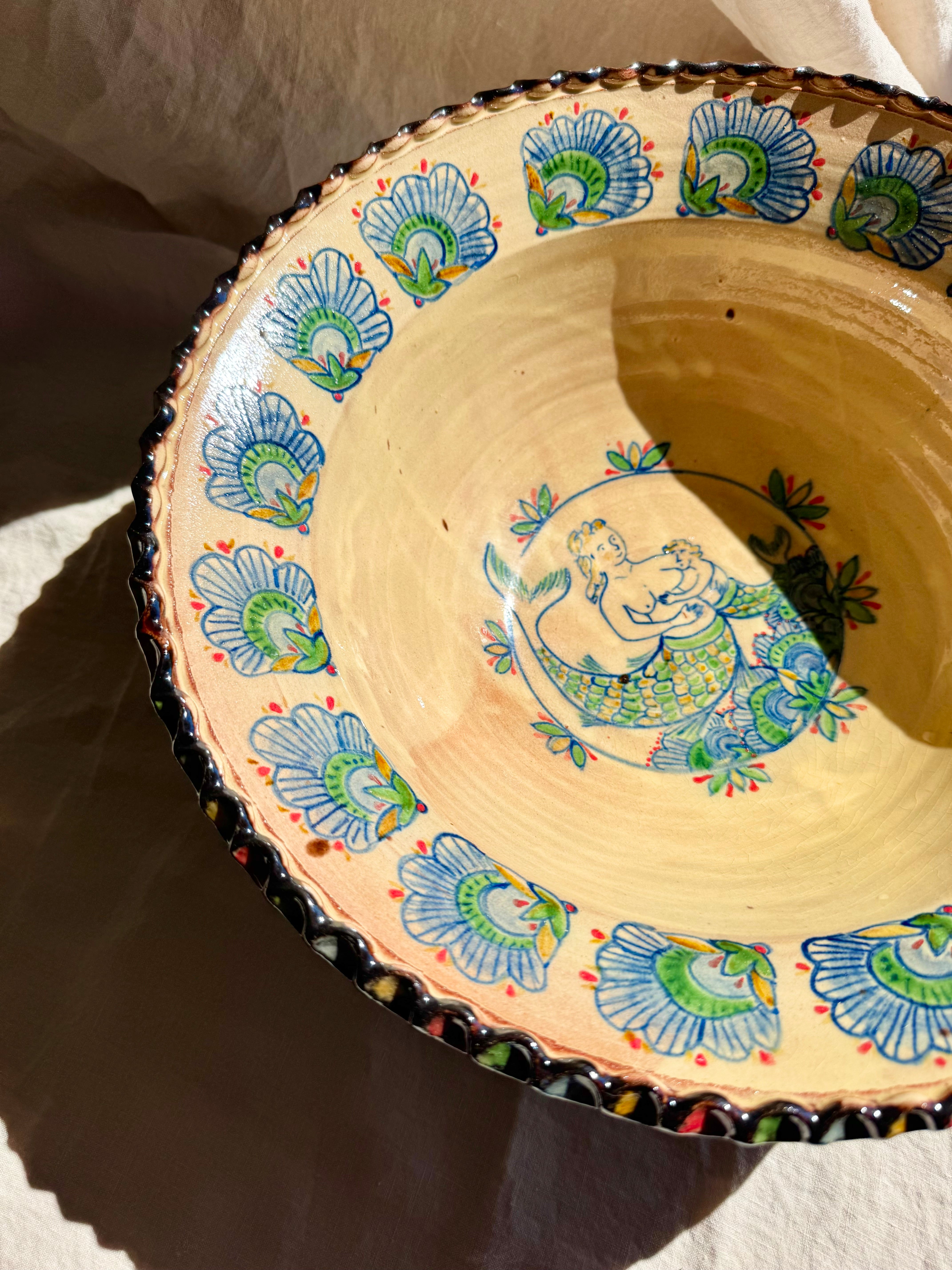 French Occitan Mermaid Bowl