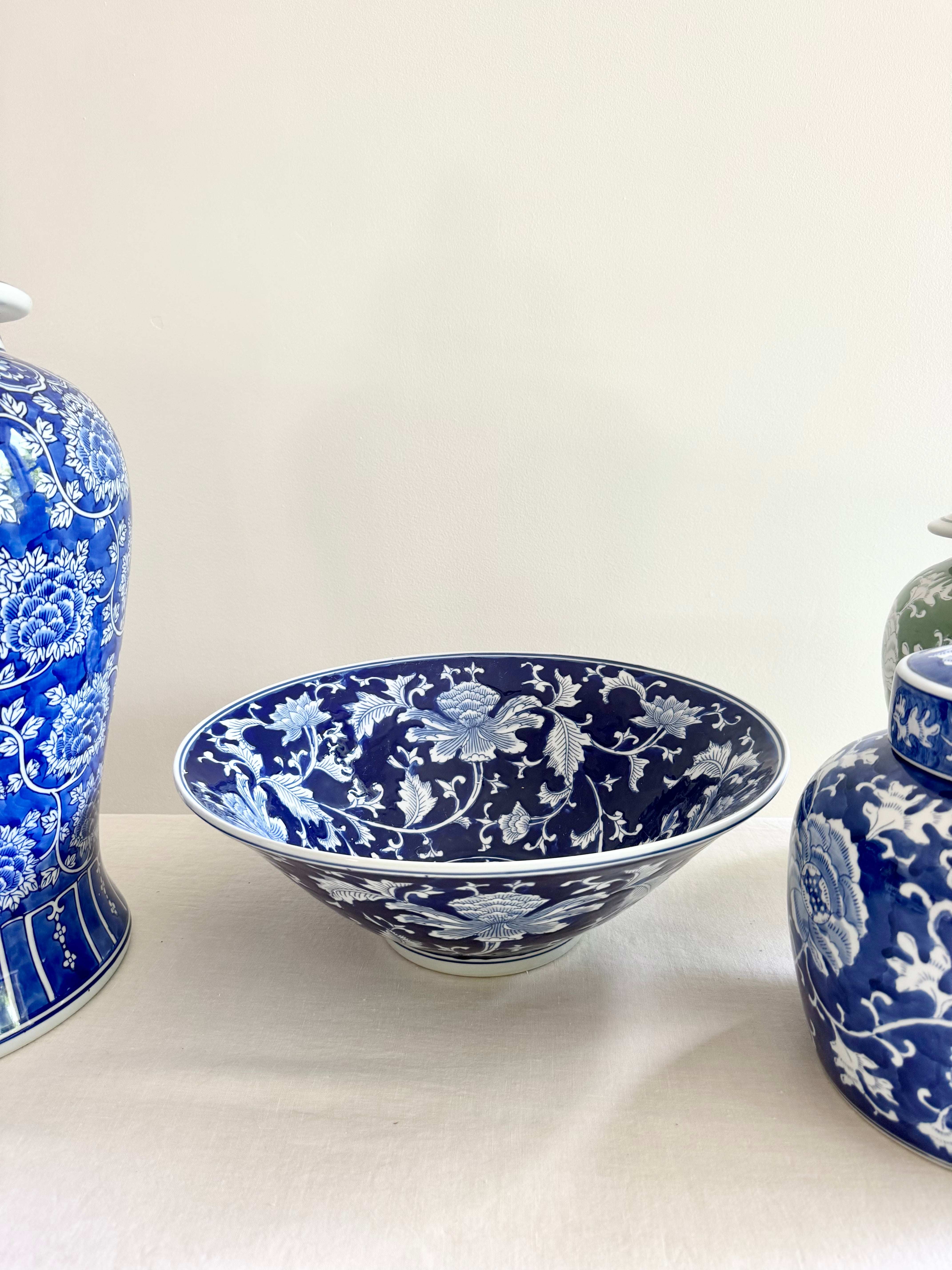 Chinoiserie Lotus Bowl