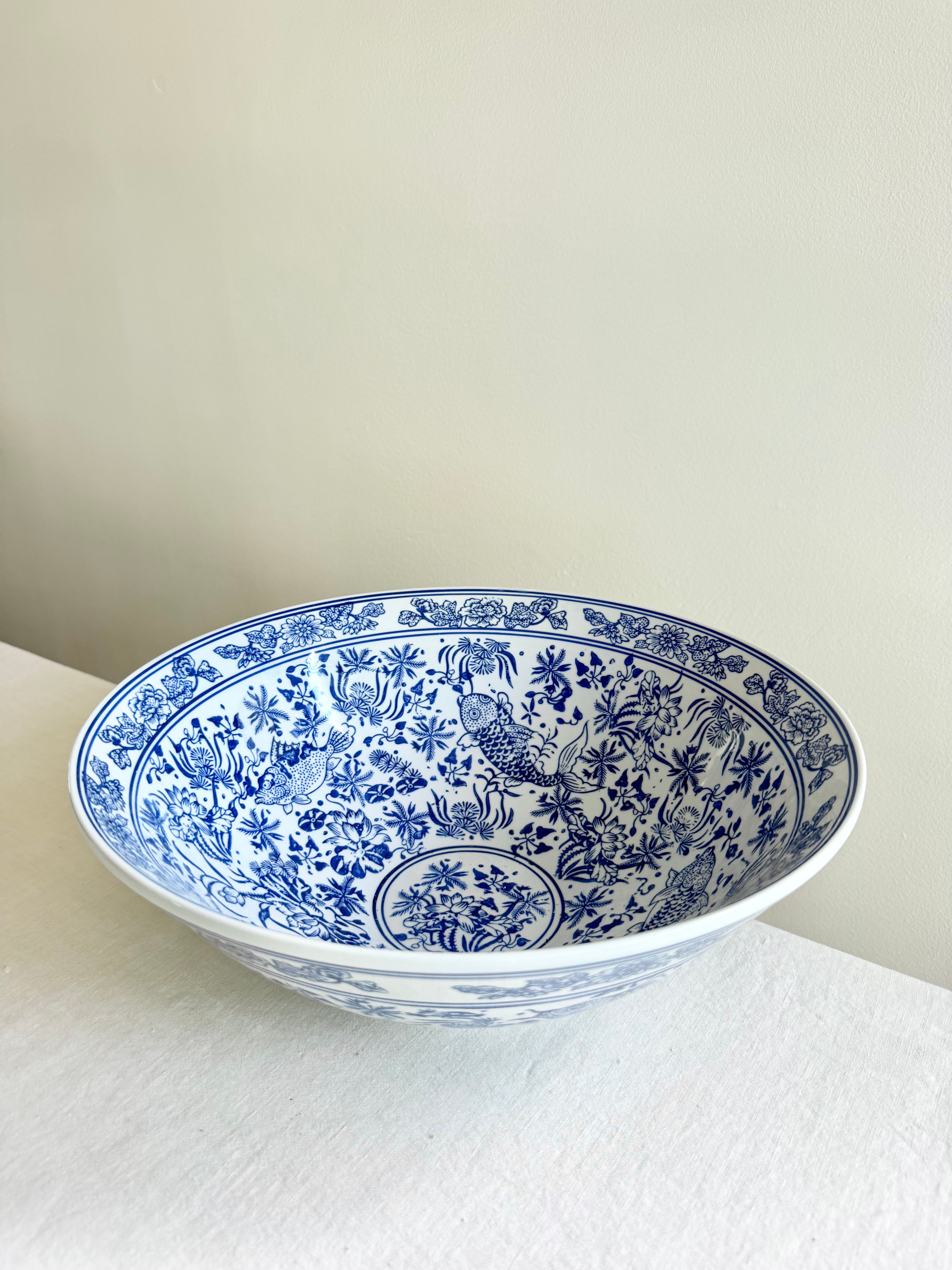 Chinoiserie Koi Bowl