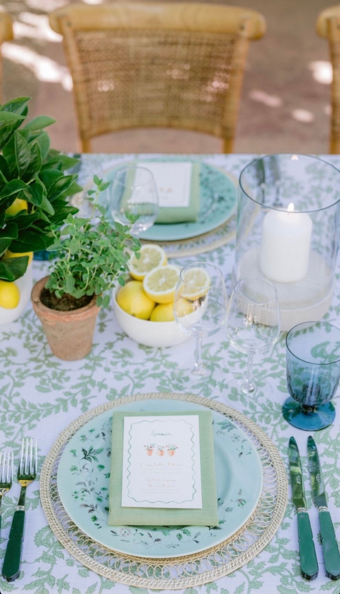 Sirena Celadon Dinner Plate