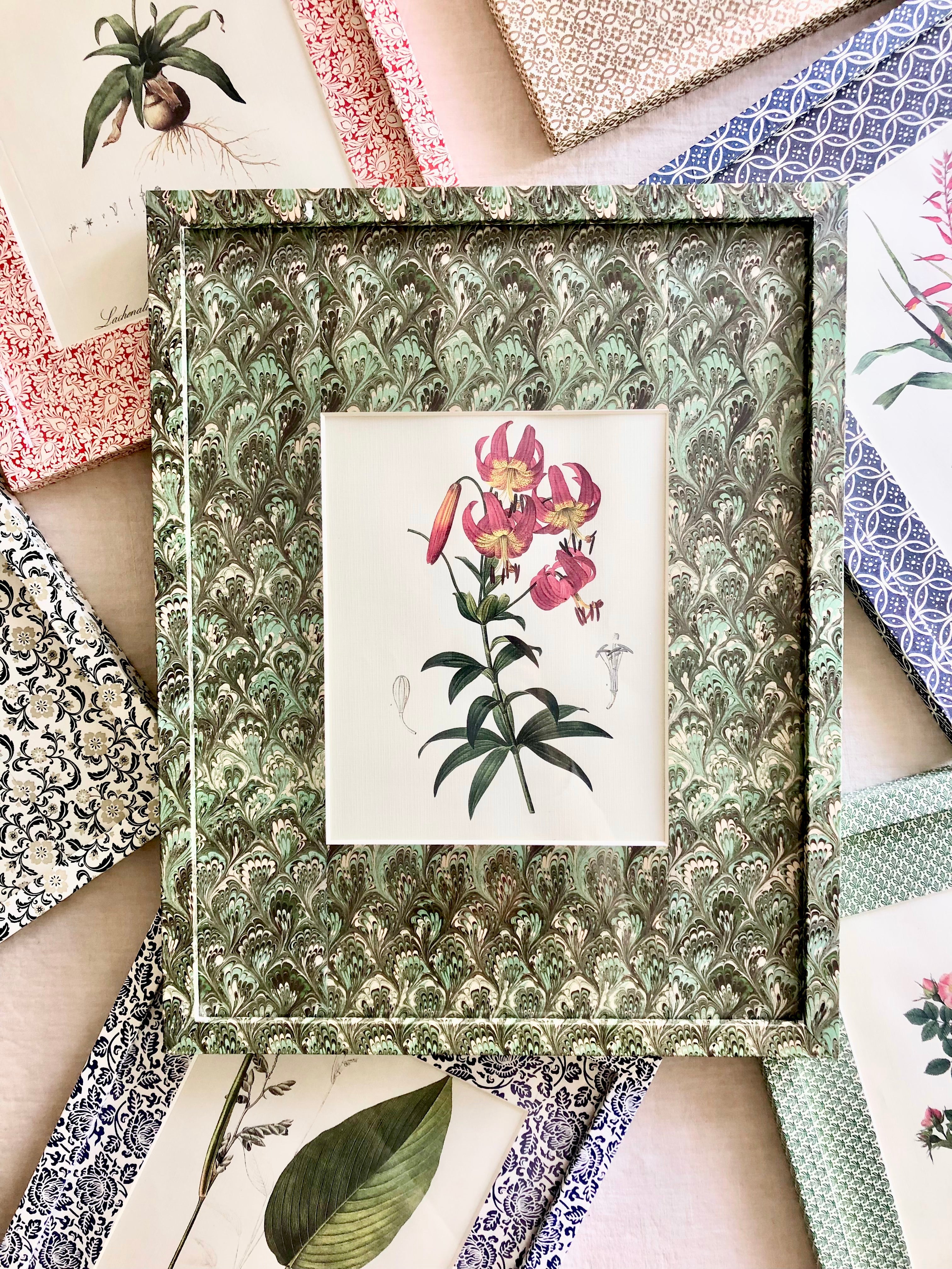 Marbled Verde Frame 15 x 19" - v1