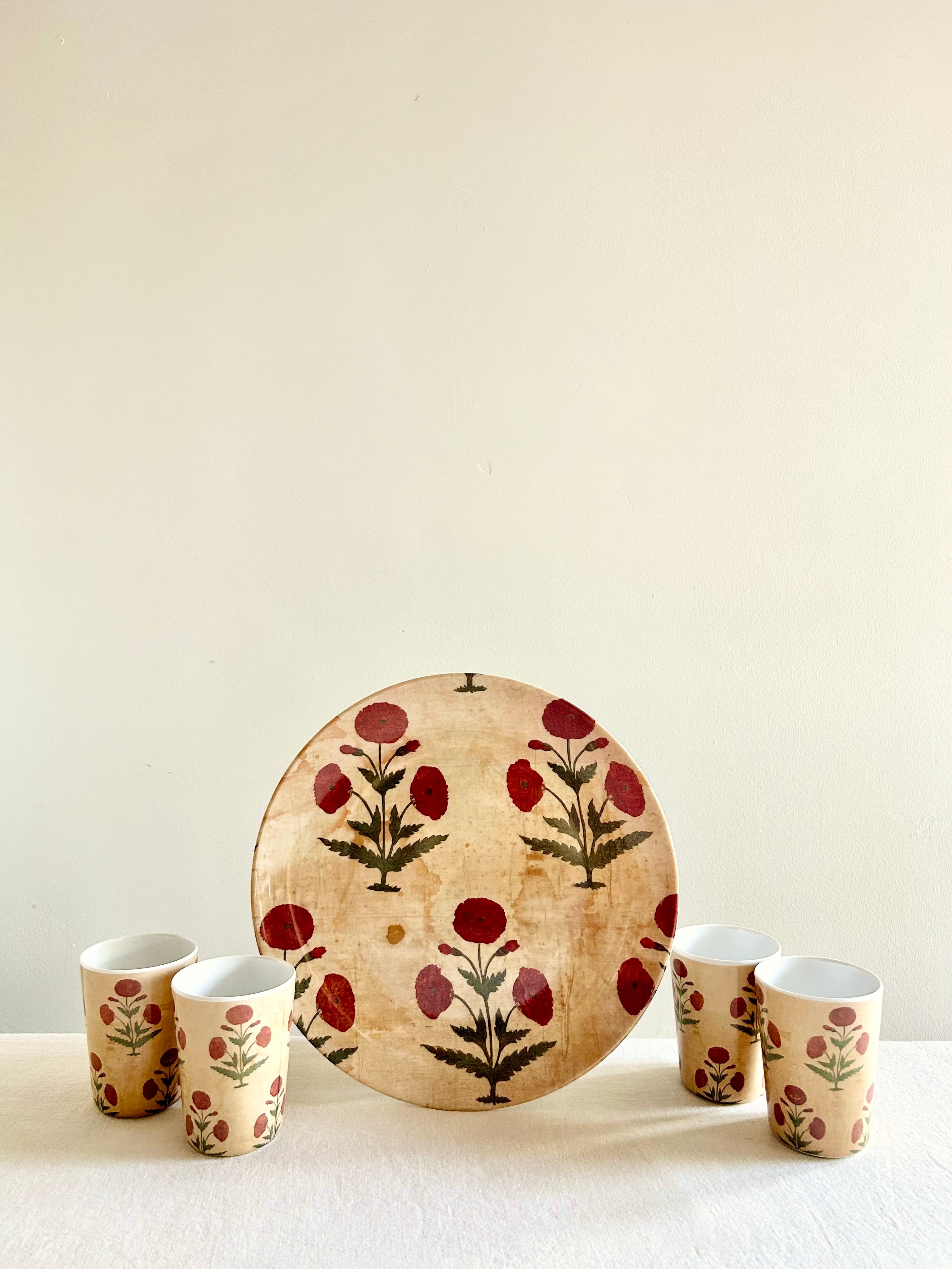 Mughal Melamine Tumblers S/4