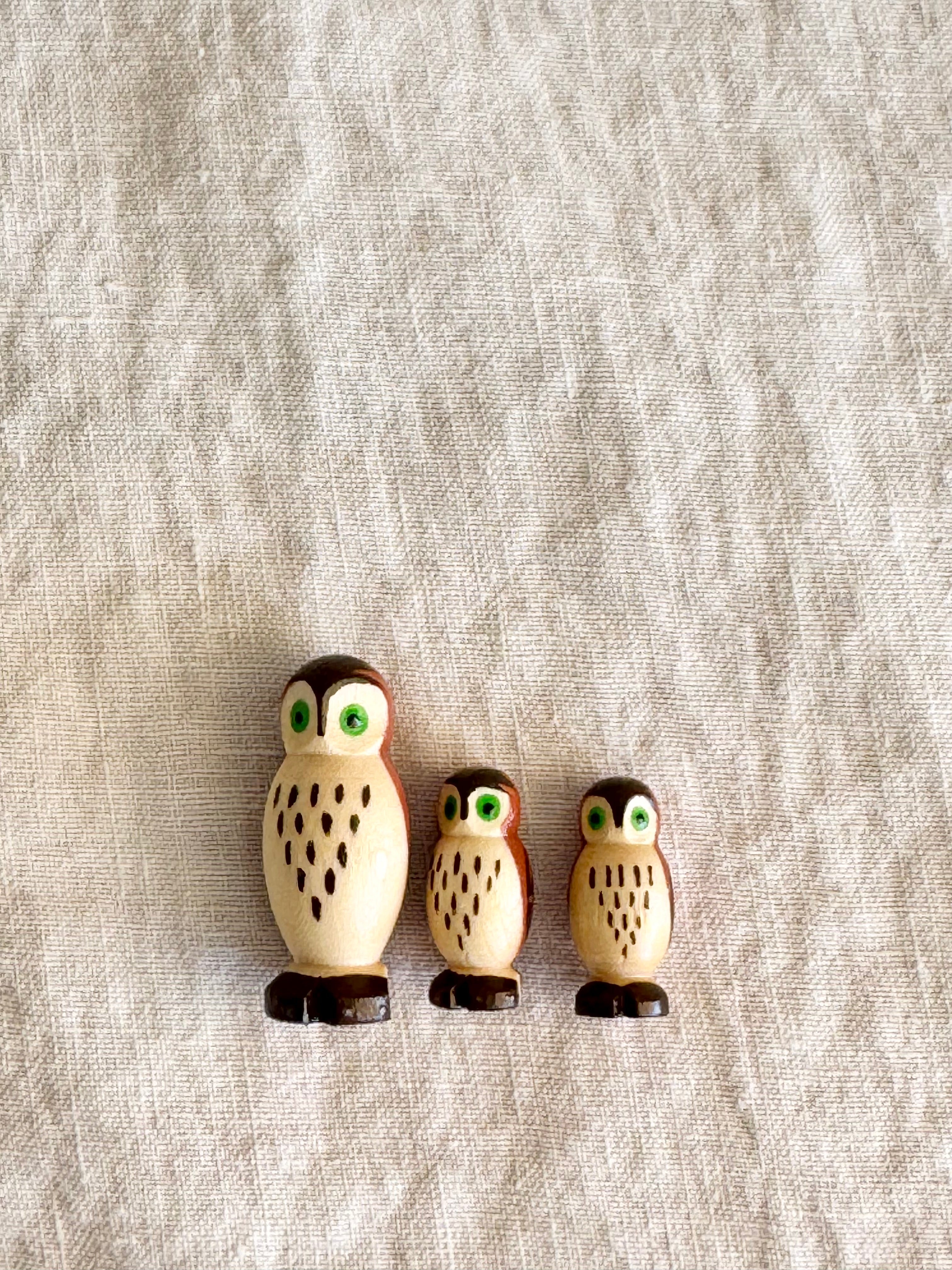 Mini Owl Family- S/3