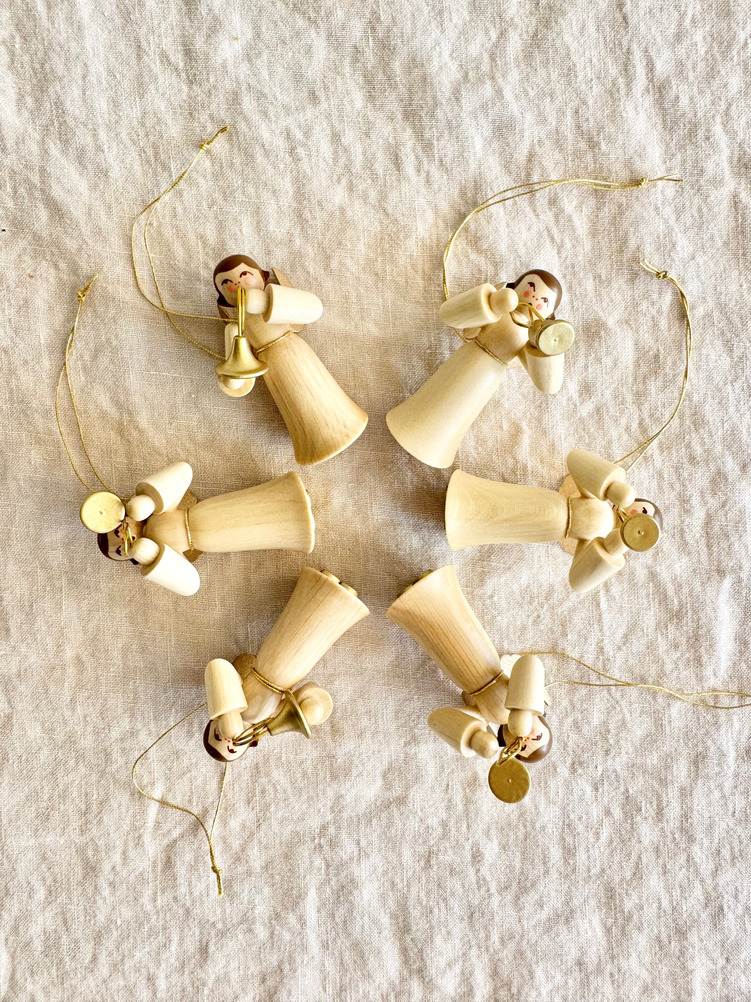 Musical Angel Ornaments S/6