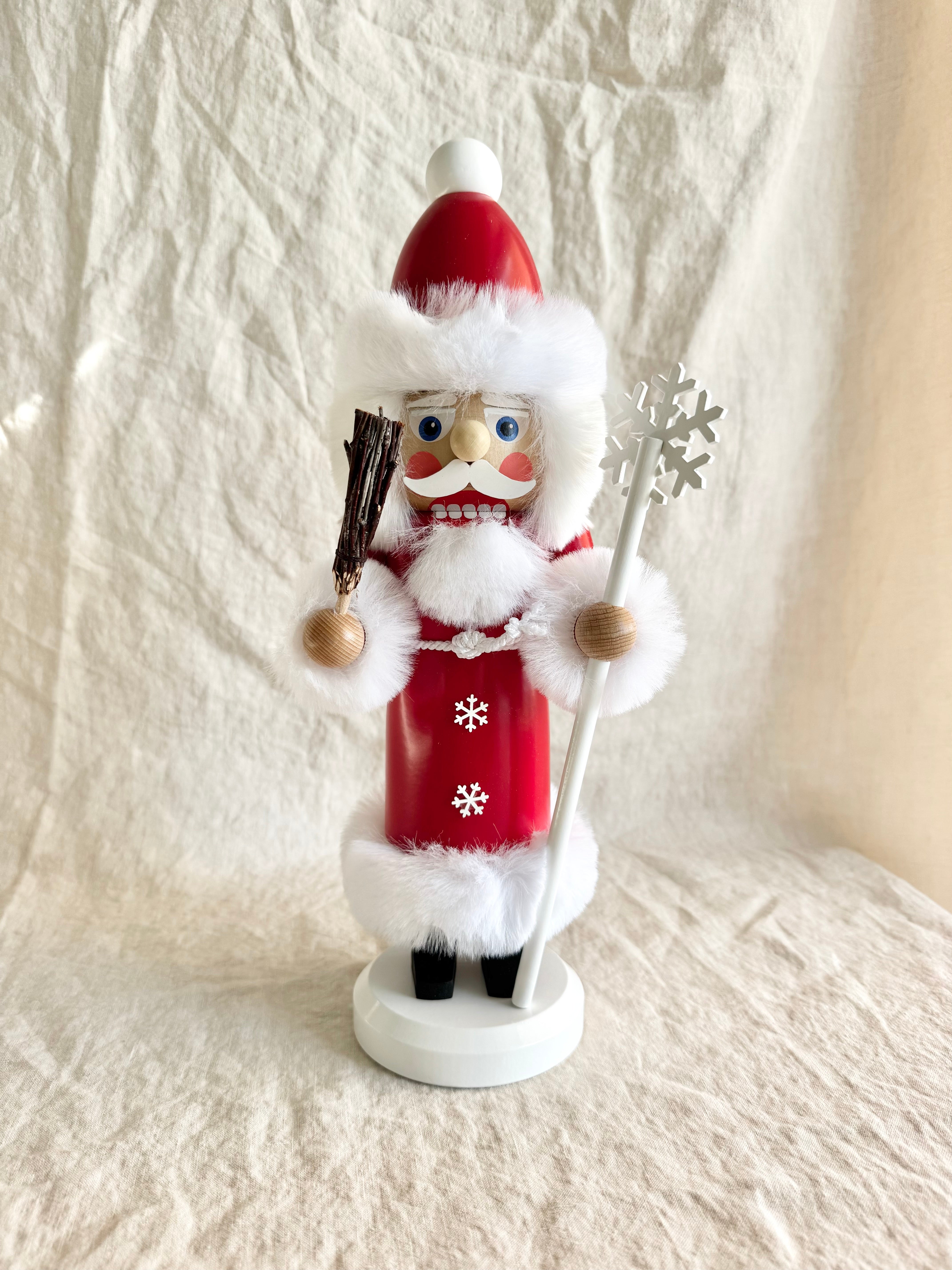 Large Wooden Santa Claus Nutcracker