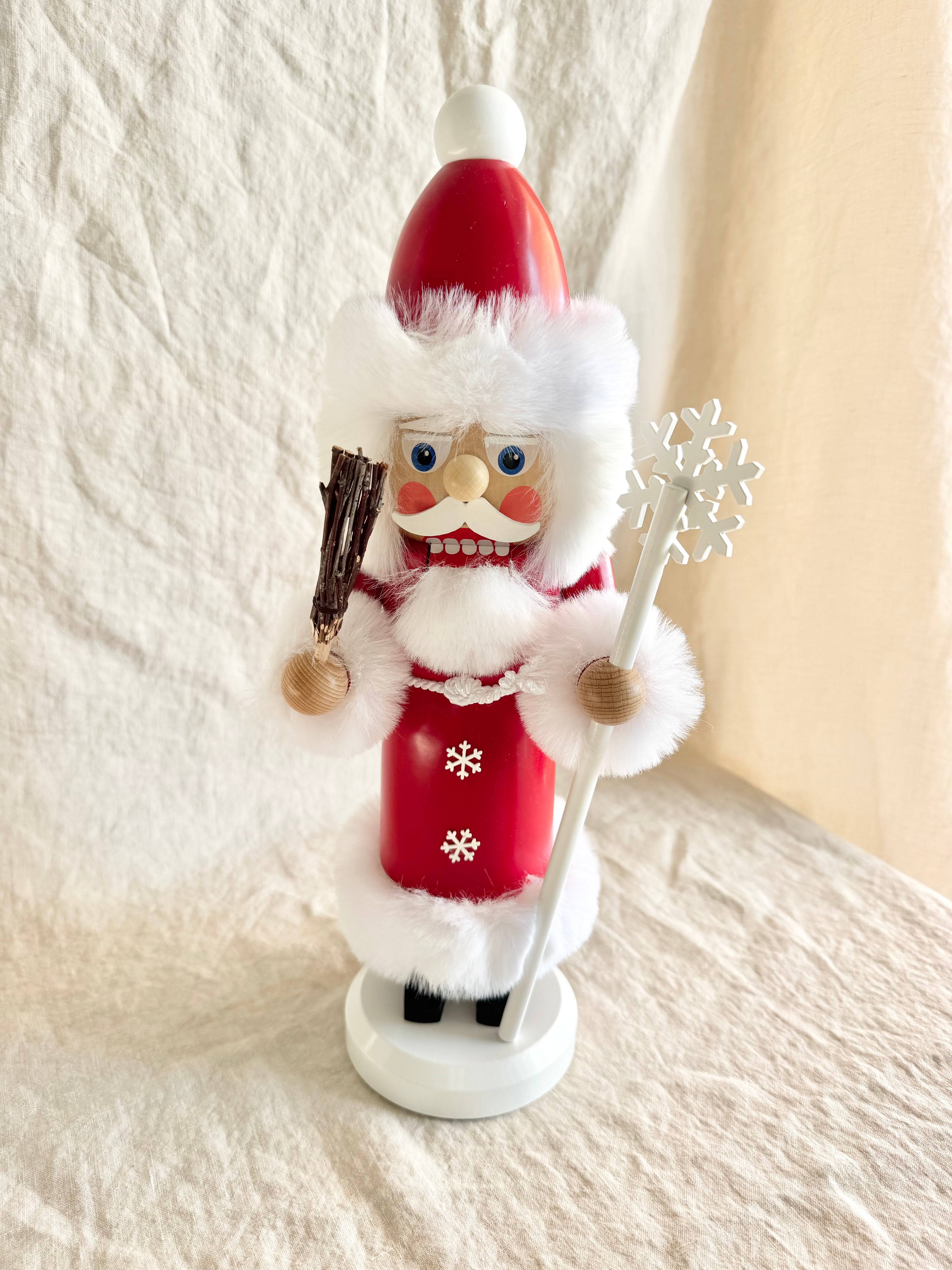 Large Wooden Santa Claus Nutcracker