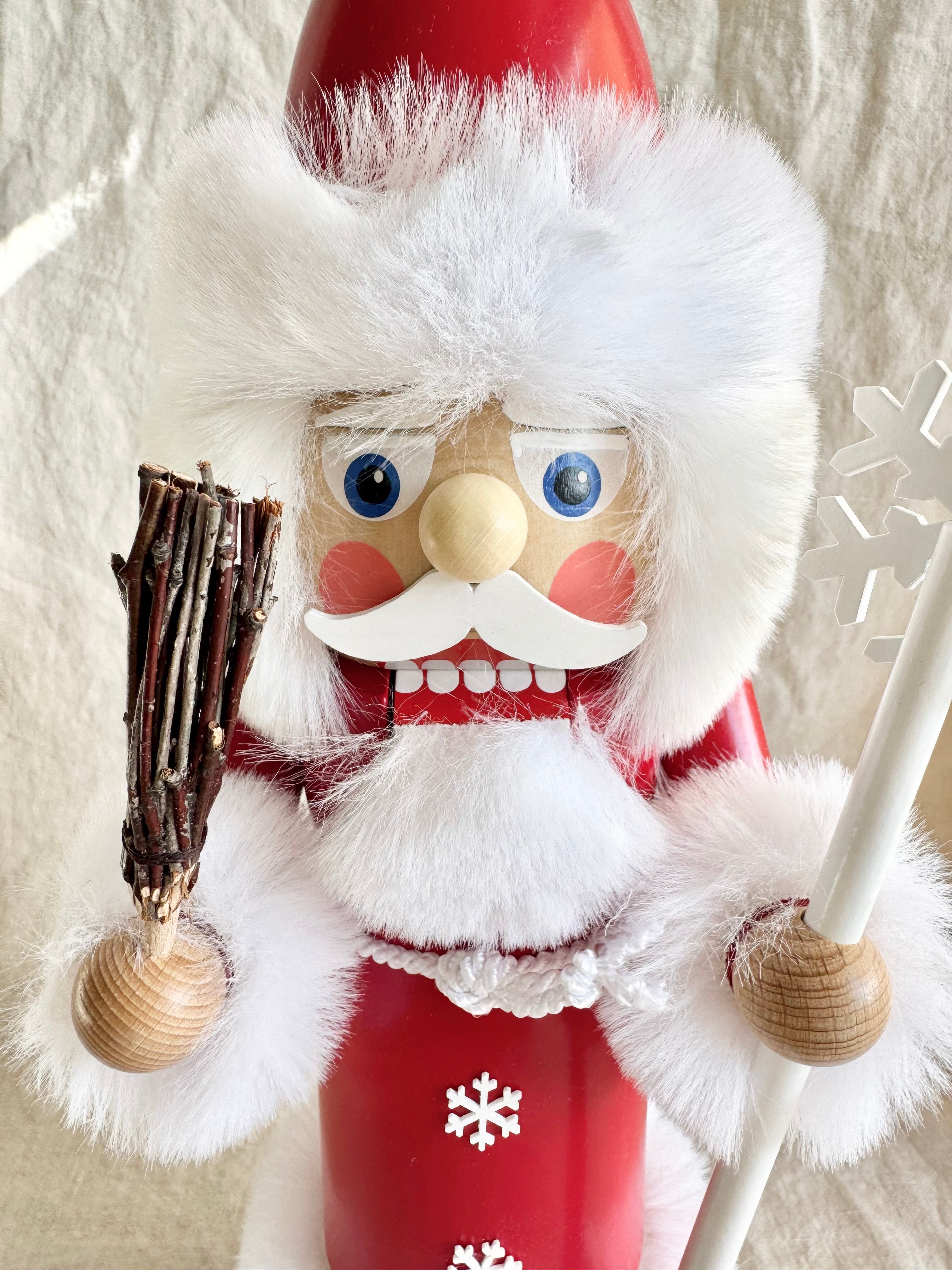Large Wooden Santa Claus Nutcracker
