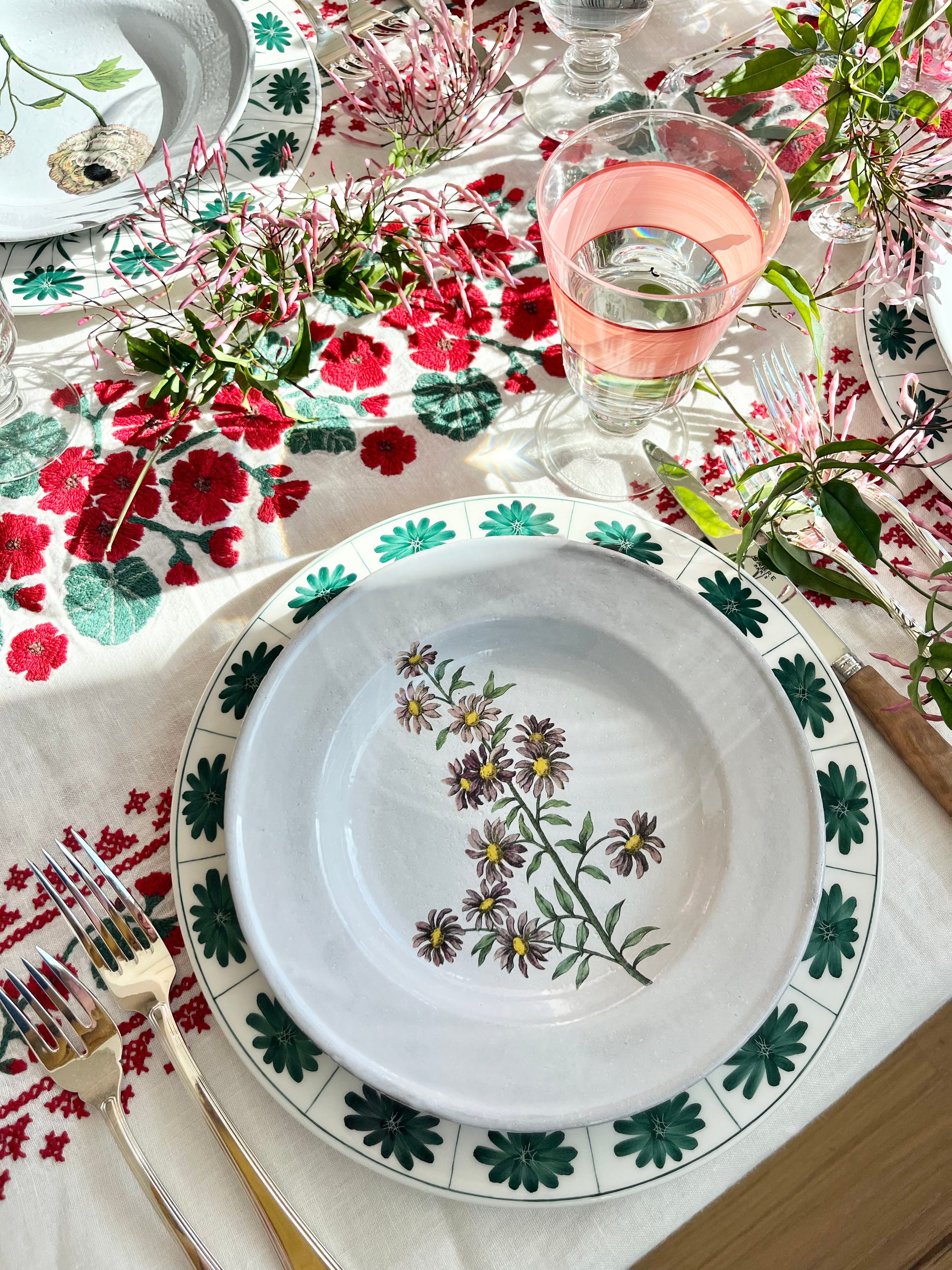 Riera Wine Glass - Peony/Raspberry - S/6