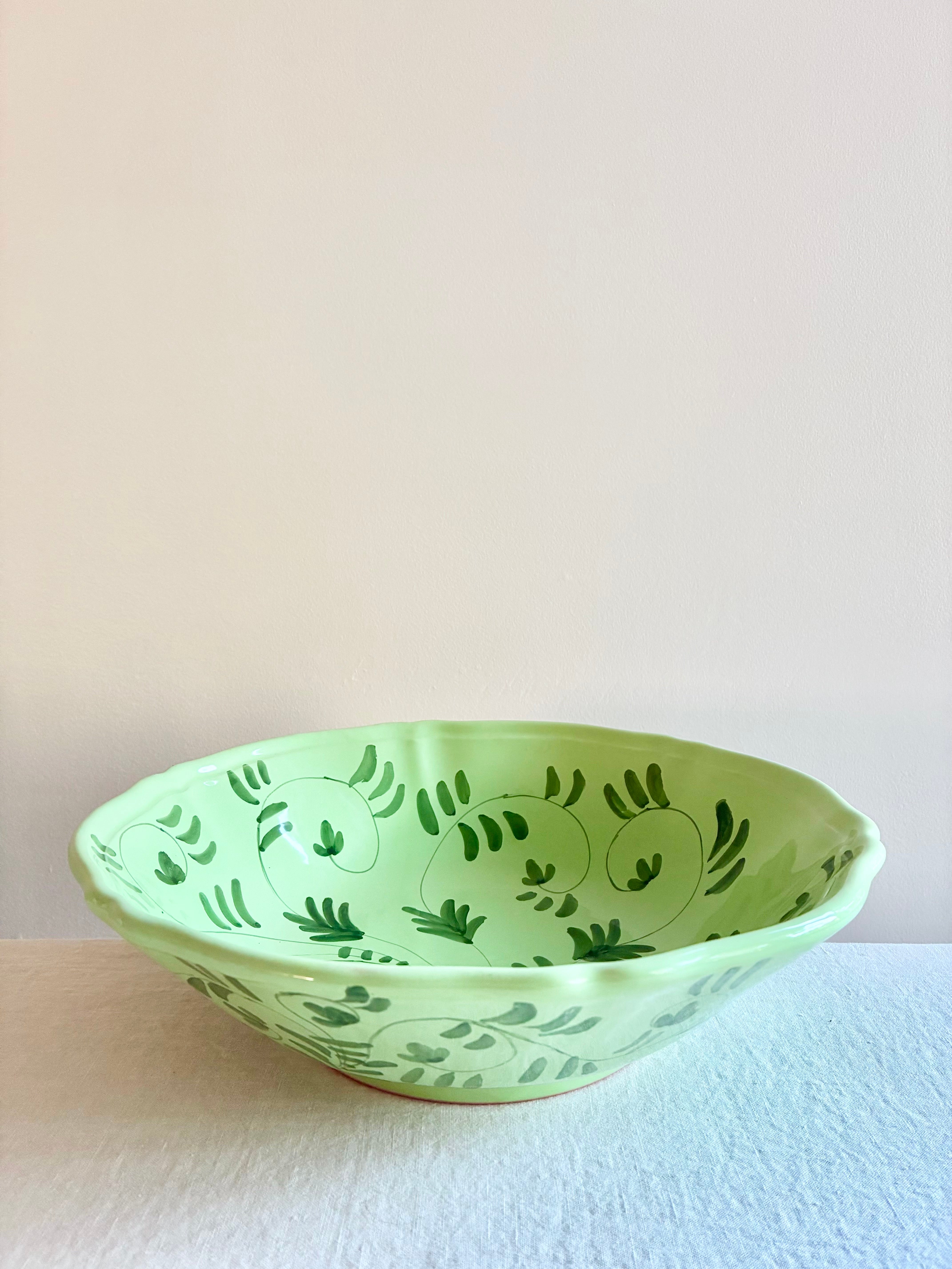 Fresco Serving Bowls S/M/L - Spring Green & Emerald