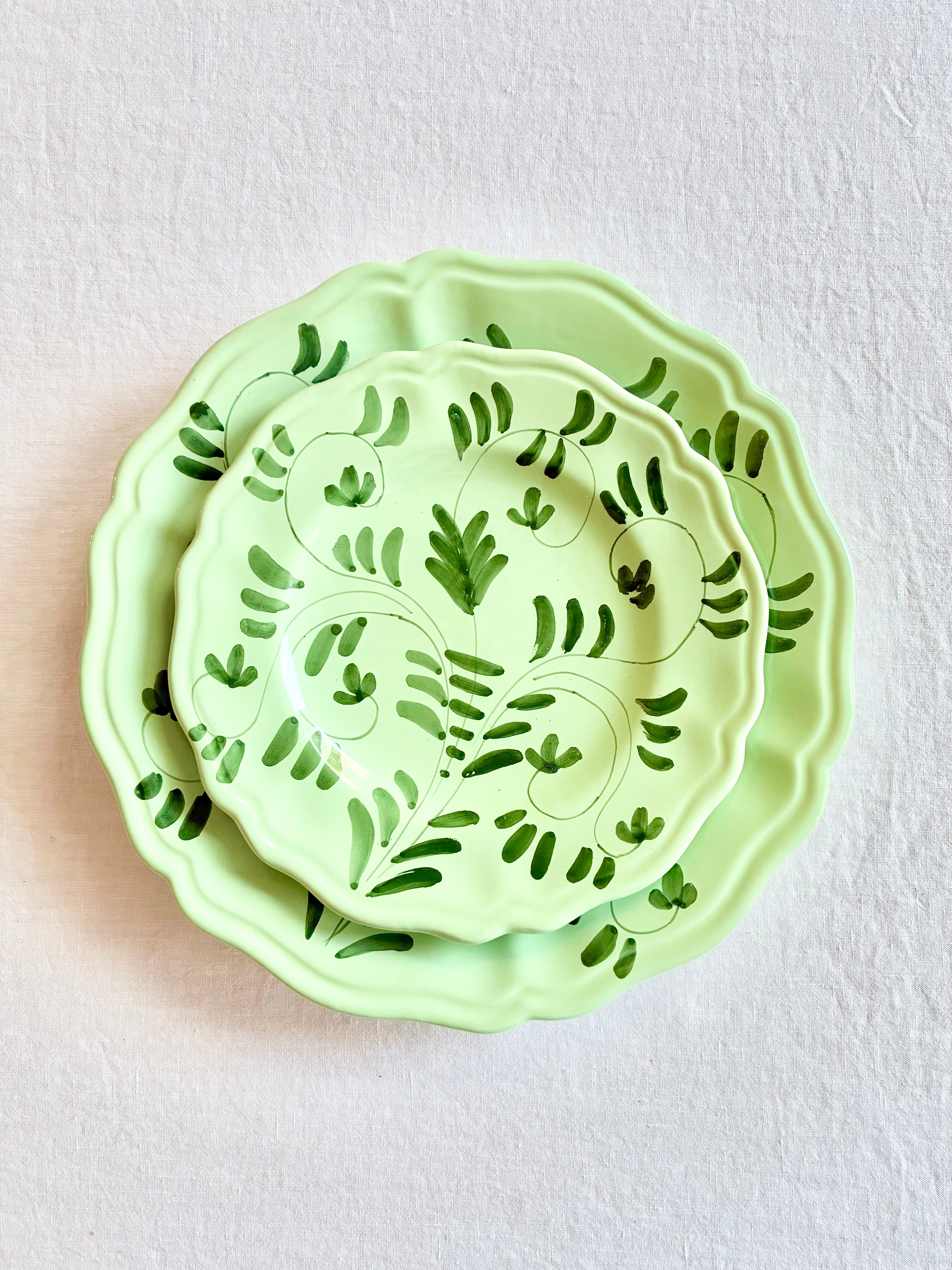 Fresco Dinnerware - Spring Green & Emerald