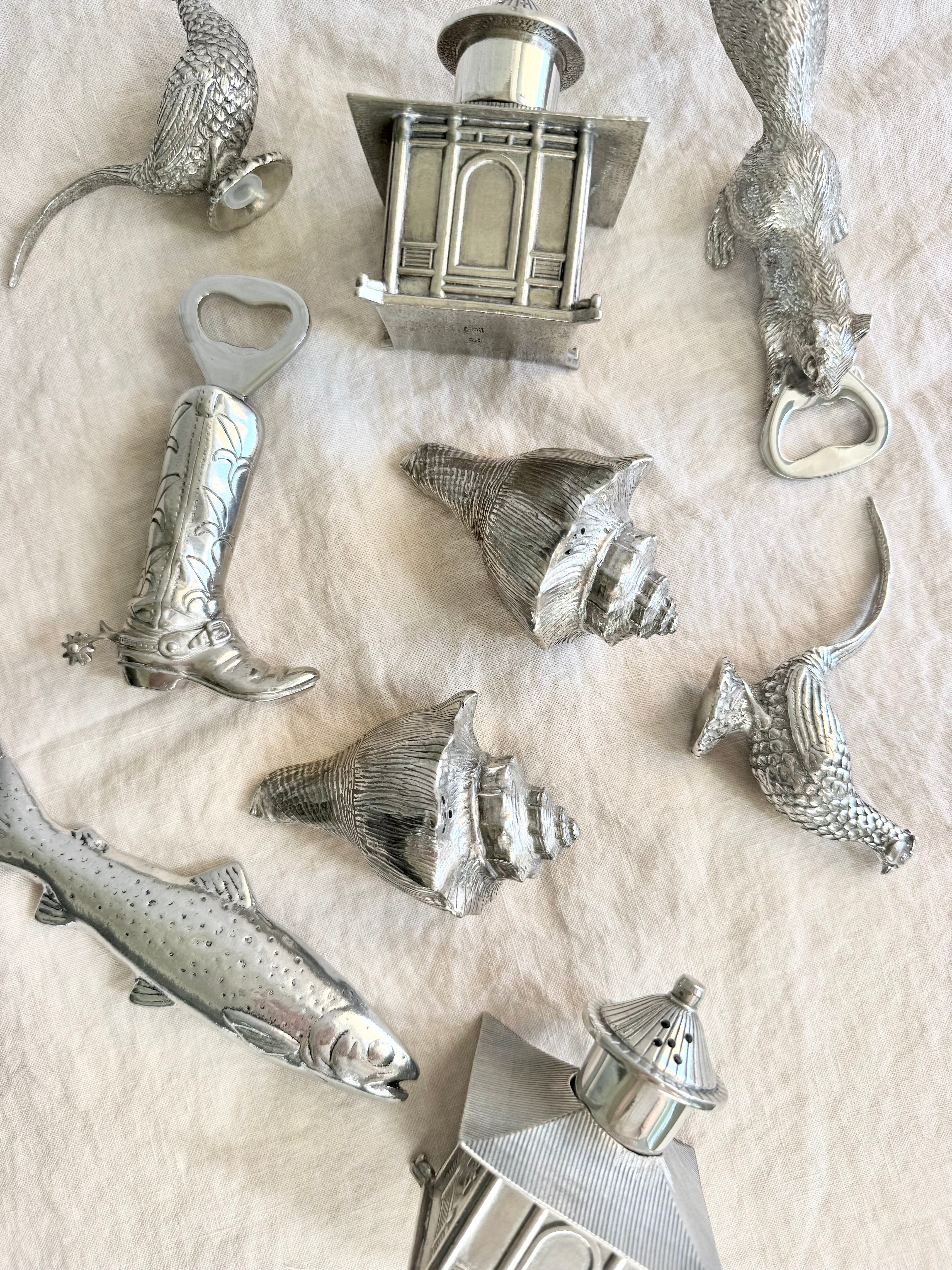 Cowboy Boot Pewter Bottle Opener