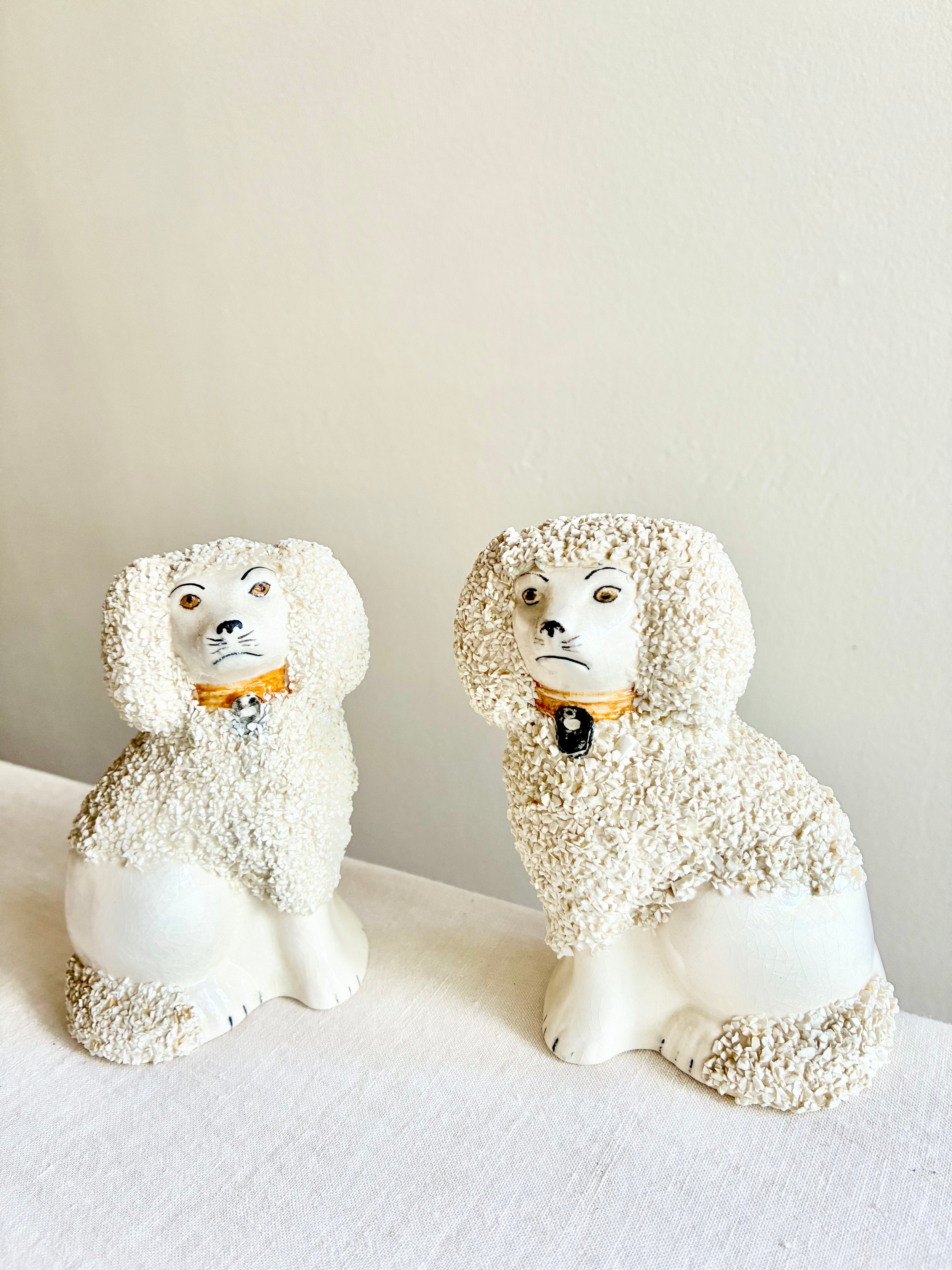 Historic Staffordshire Poodles