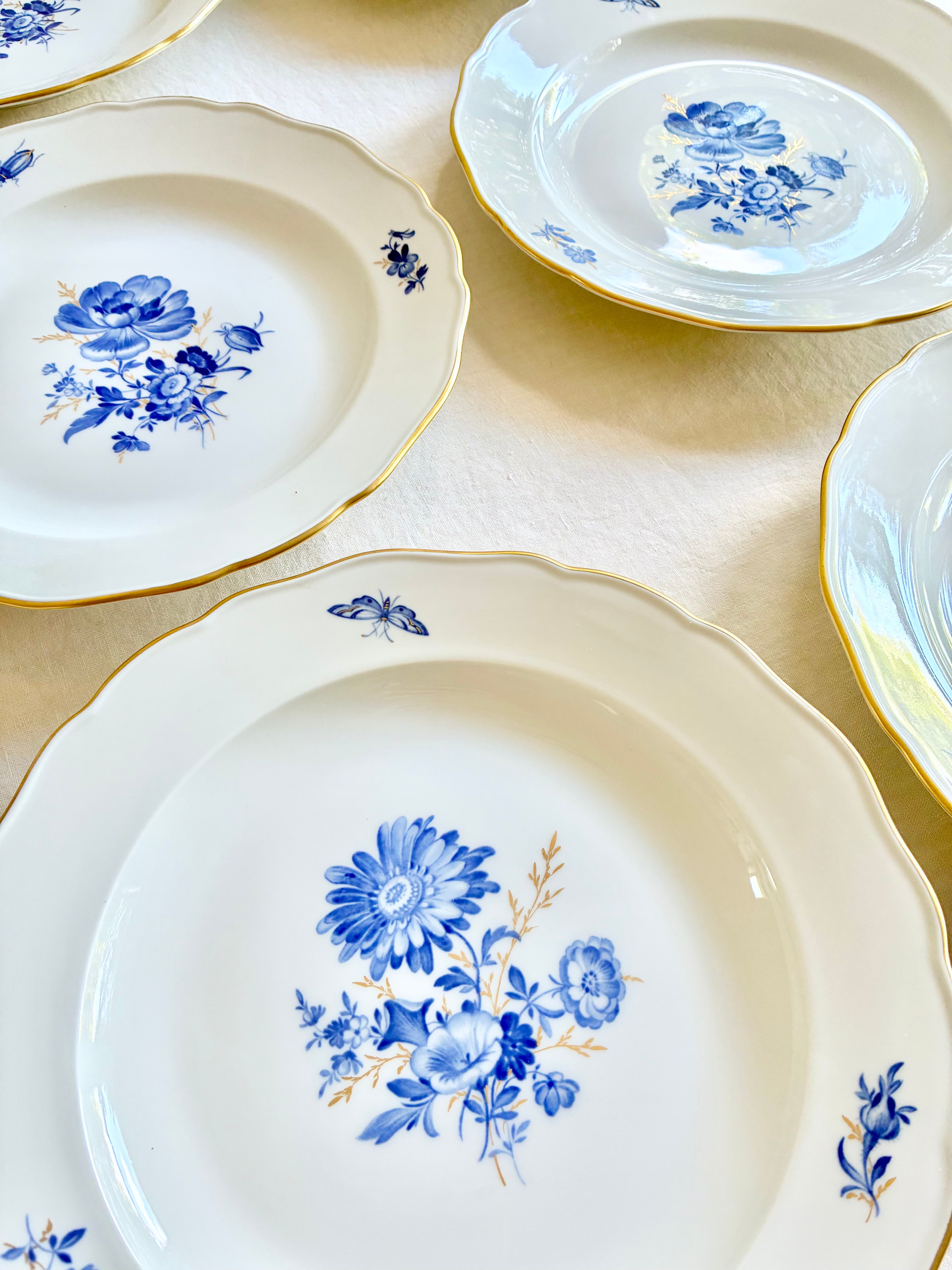 Historic Meissen Dinner Plates S/6