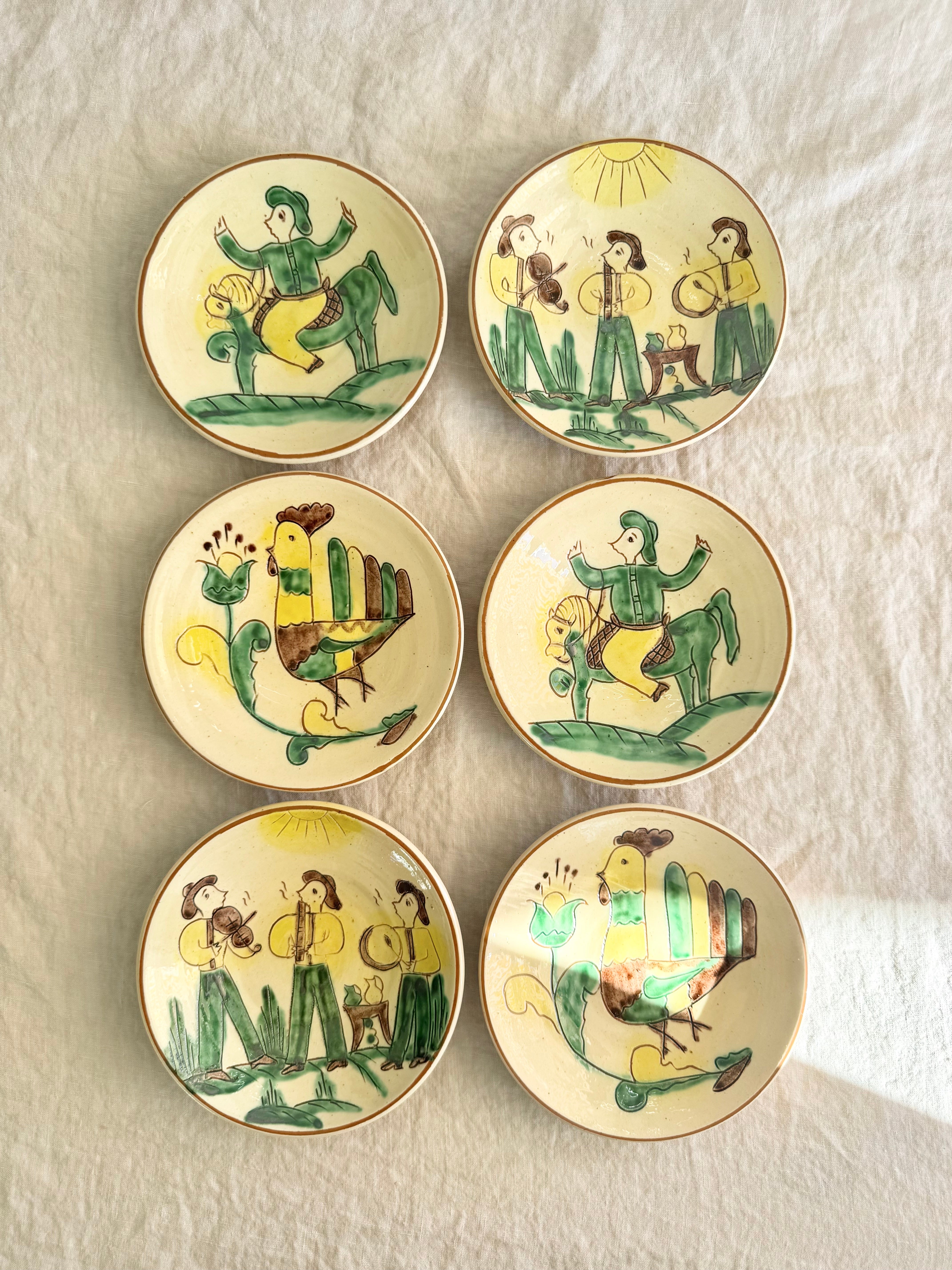 Bukowina Fruit Plates S/6