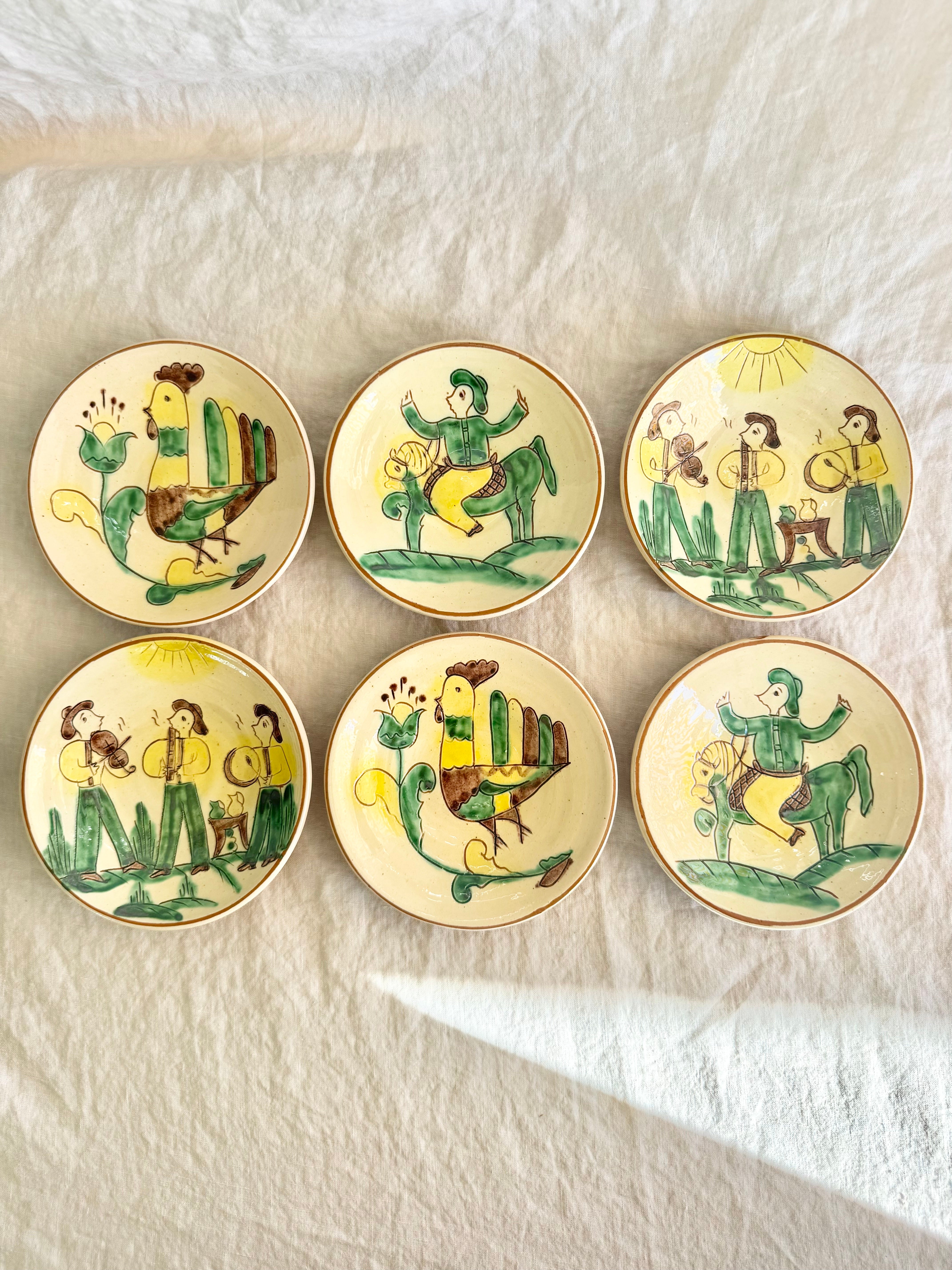 Bukowina Fruit Plates S/6