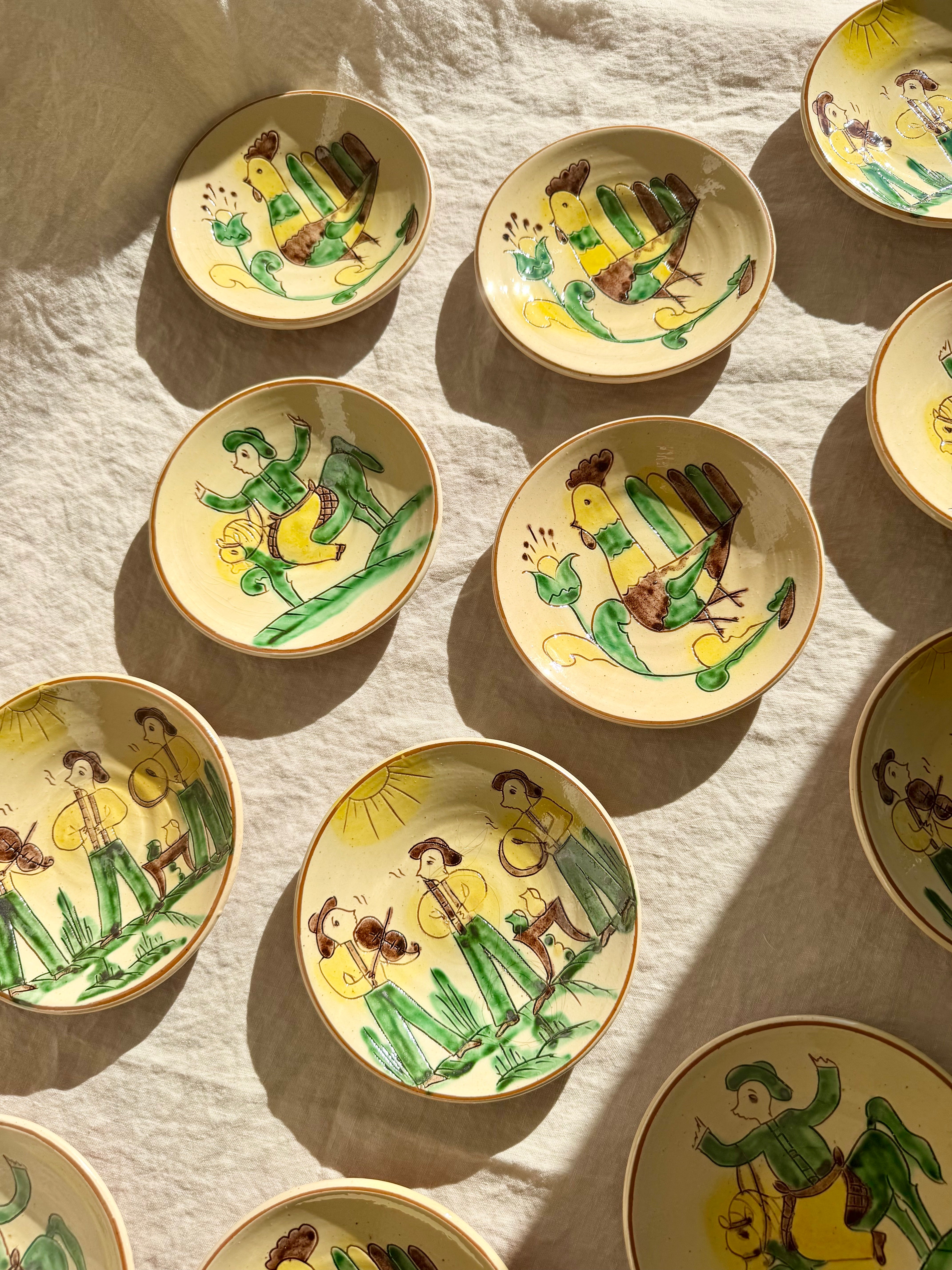 Bukowina Fruit Plates S/6